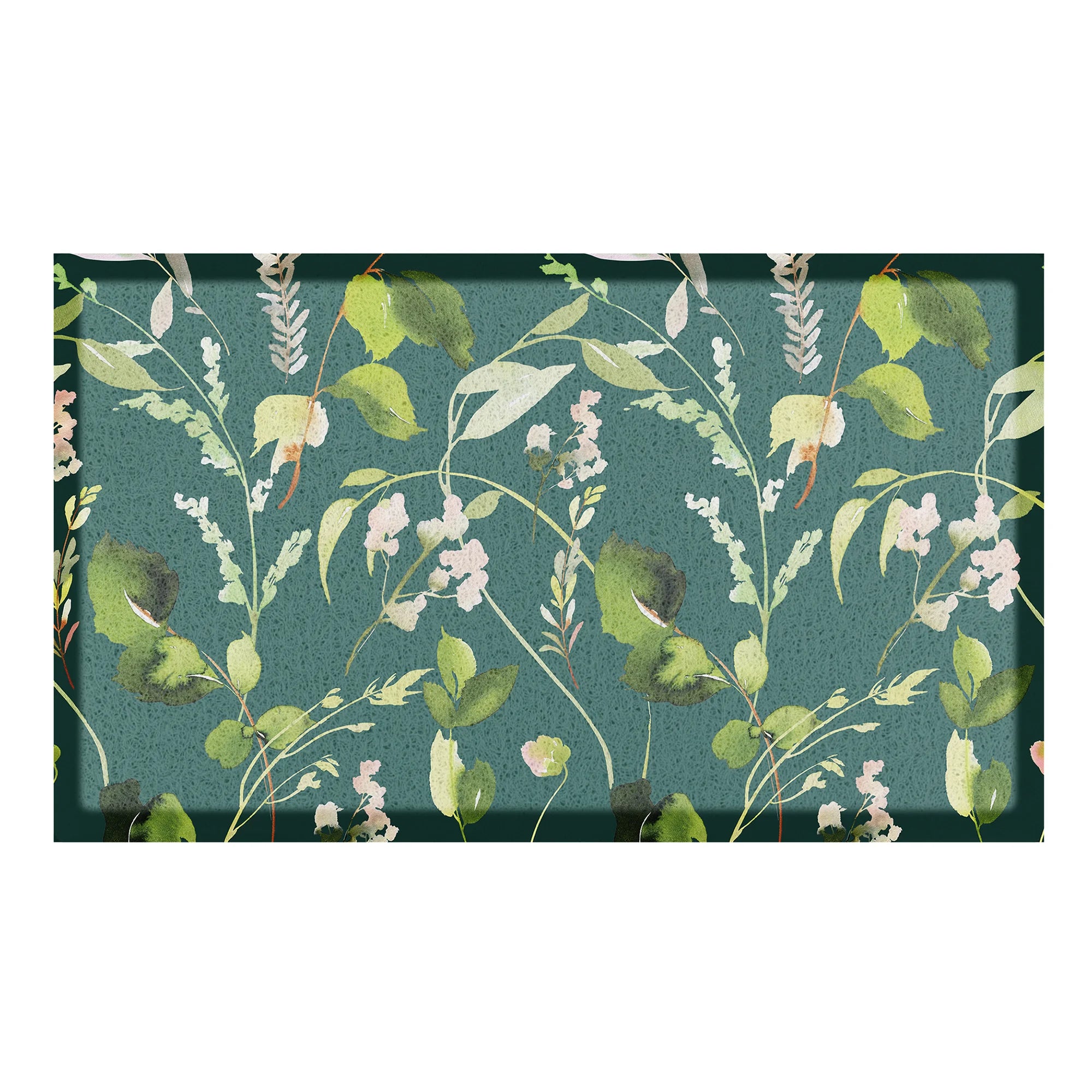 Watercolour Leaves Doormat (70 x 40cm)