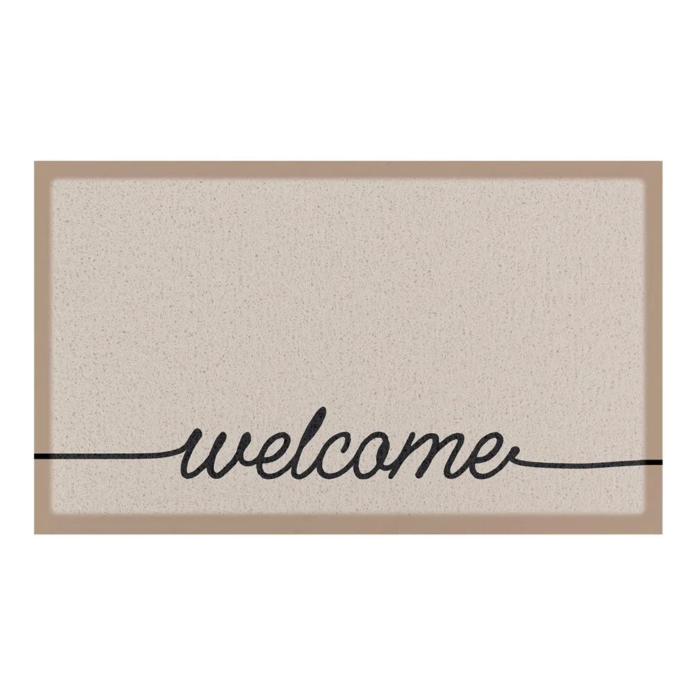 Beige Welscribble Indoor & Outdoor Doormat