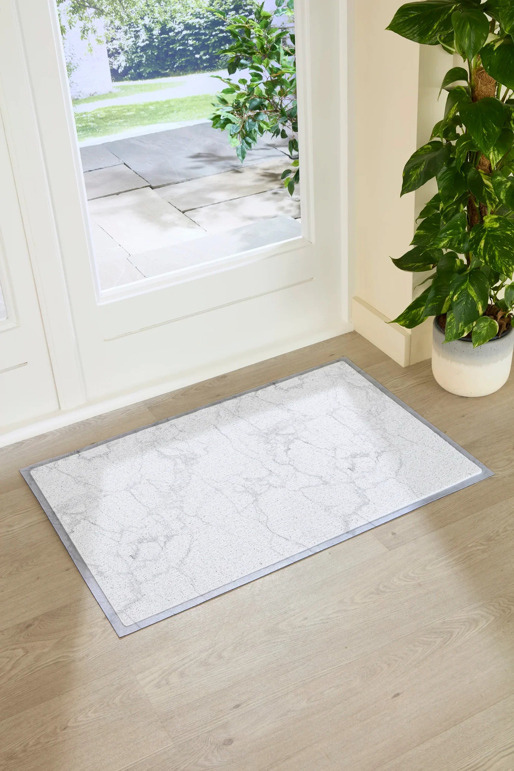 Gray Marble Indoor & Outdoor Doormat