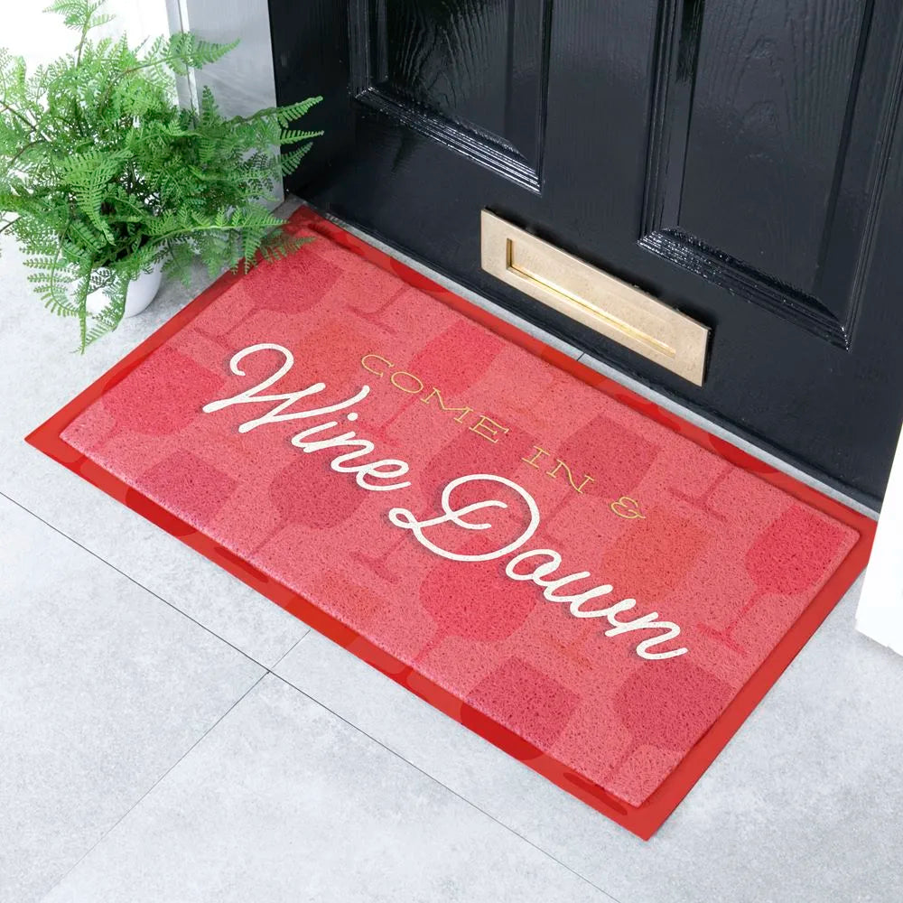 Wine Down Indoor & Outdoor Doormat