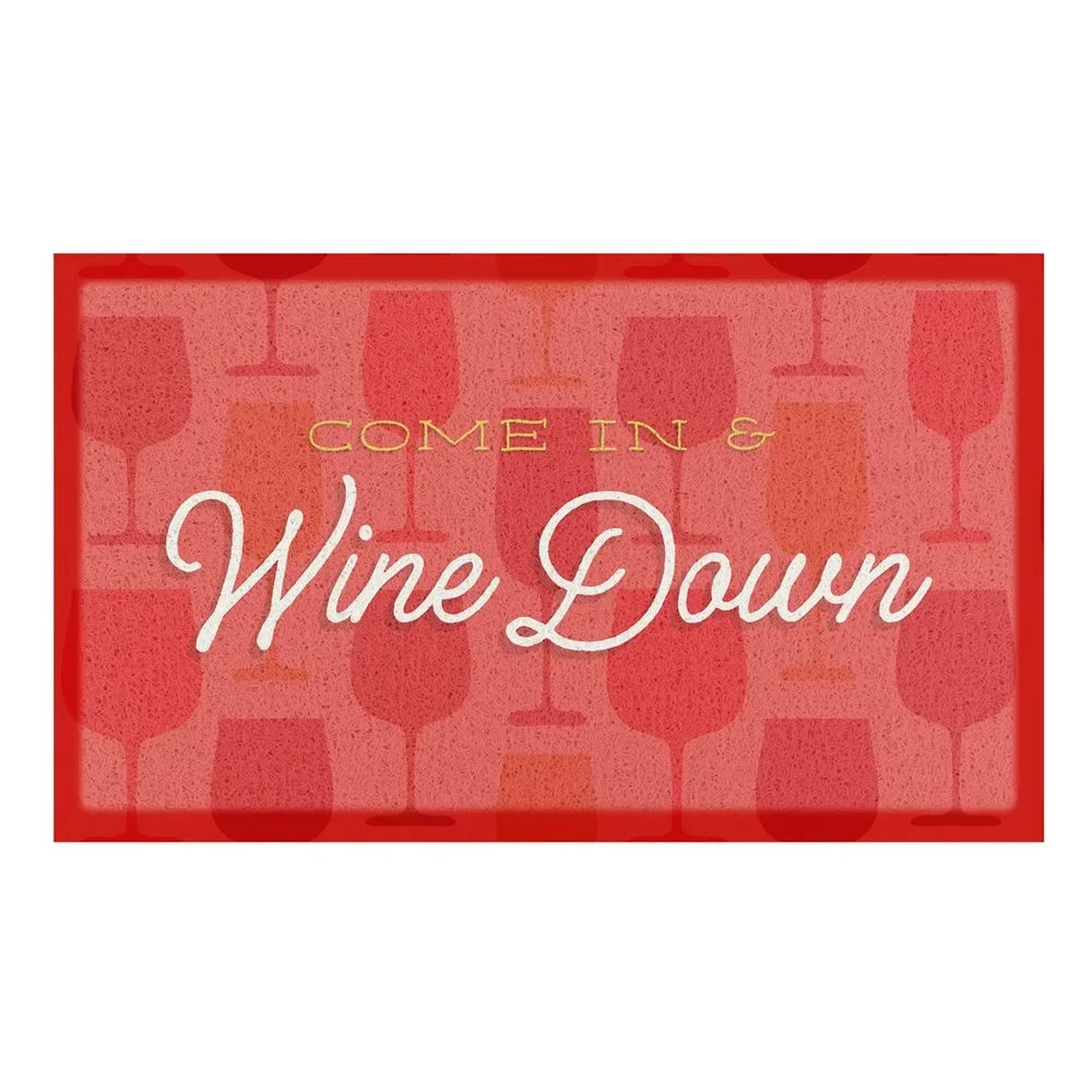 Wine Down Indoor & Outdoor Doormat