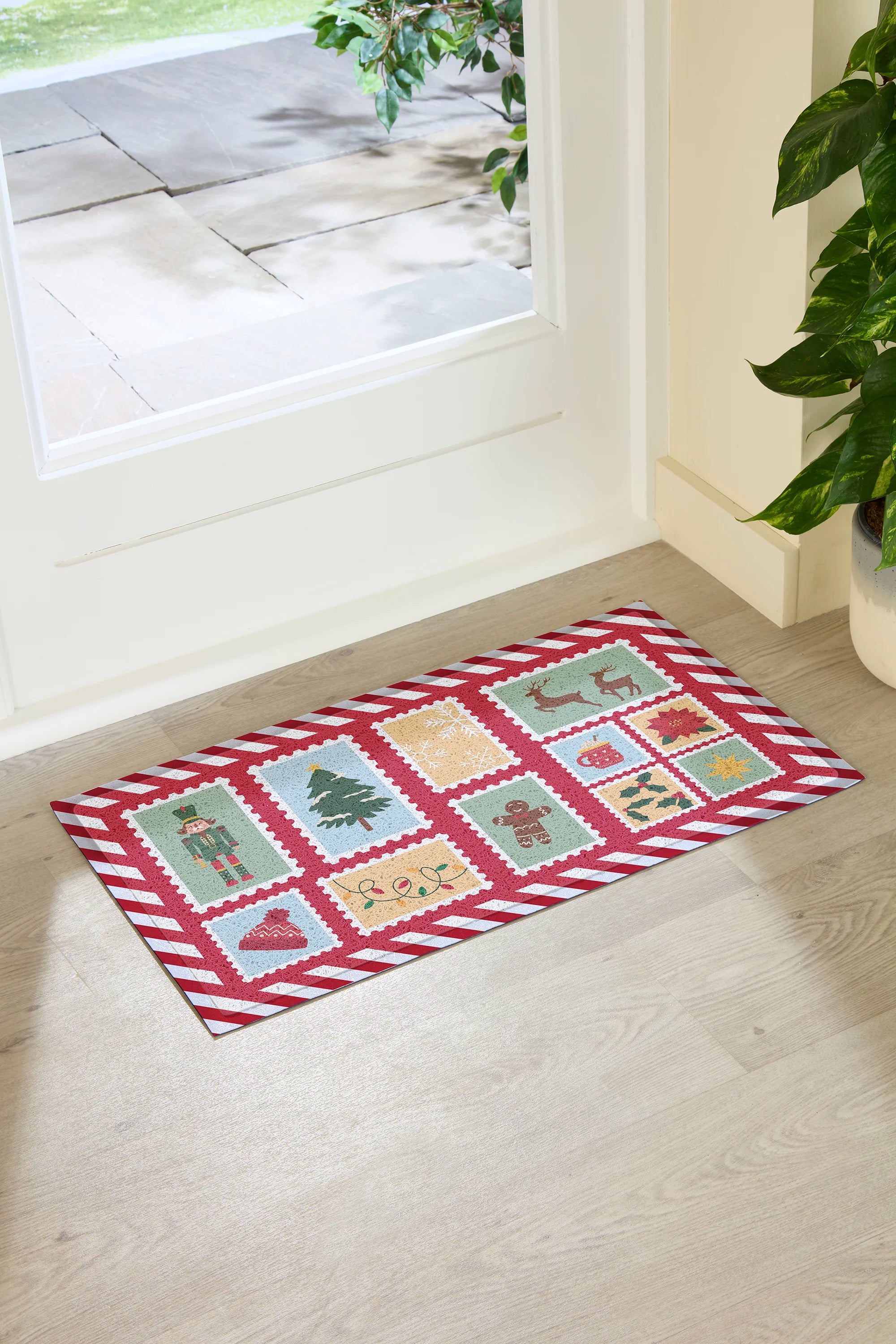 Winter Stamps Doormat