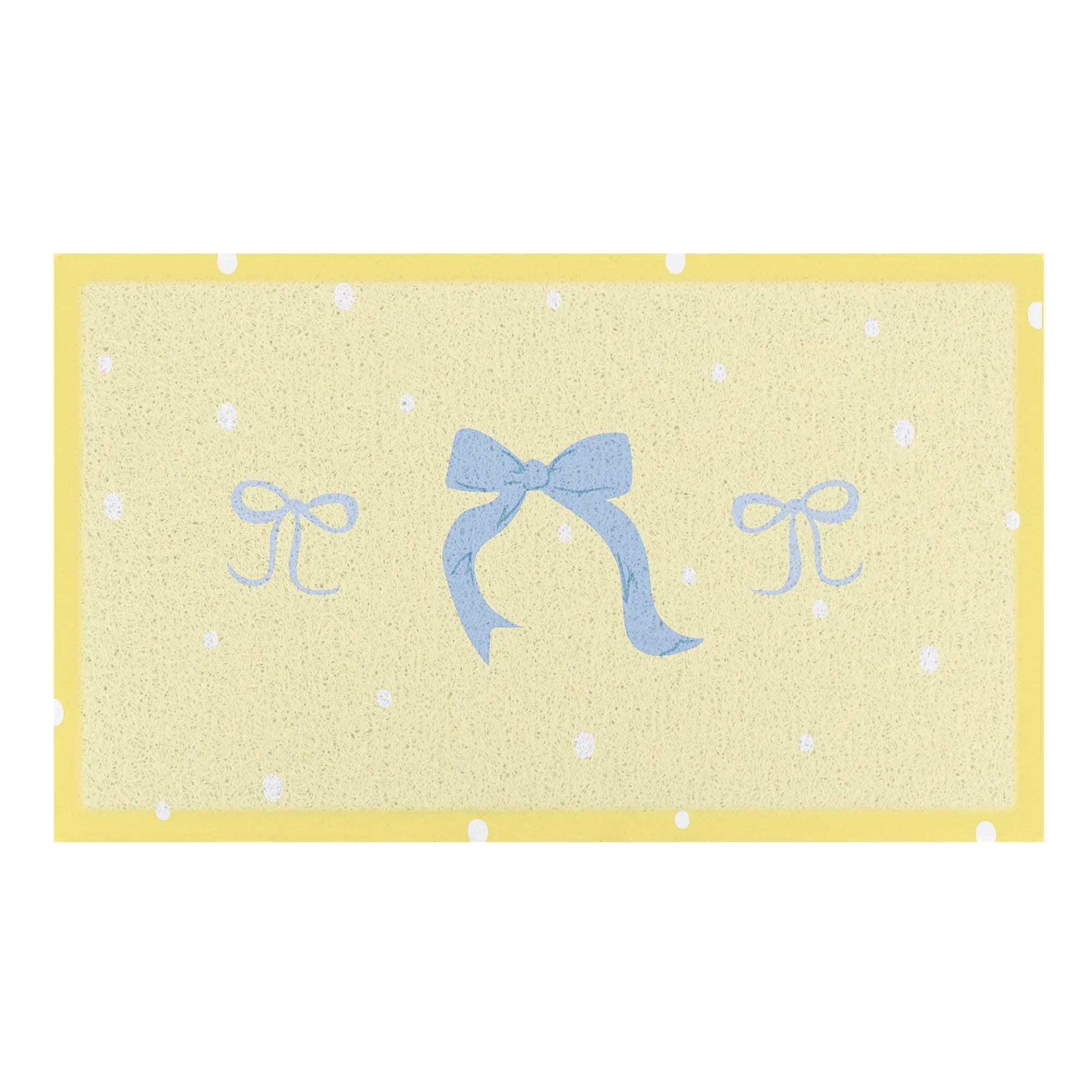 Butter Yellow Bow Doormat