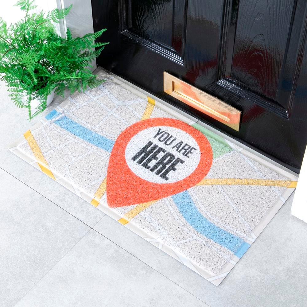 You Are Here Doormat