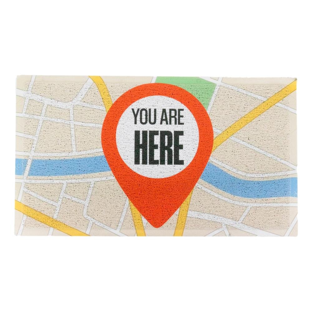 You Are Here Doormat