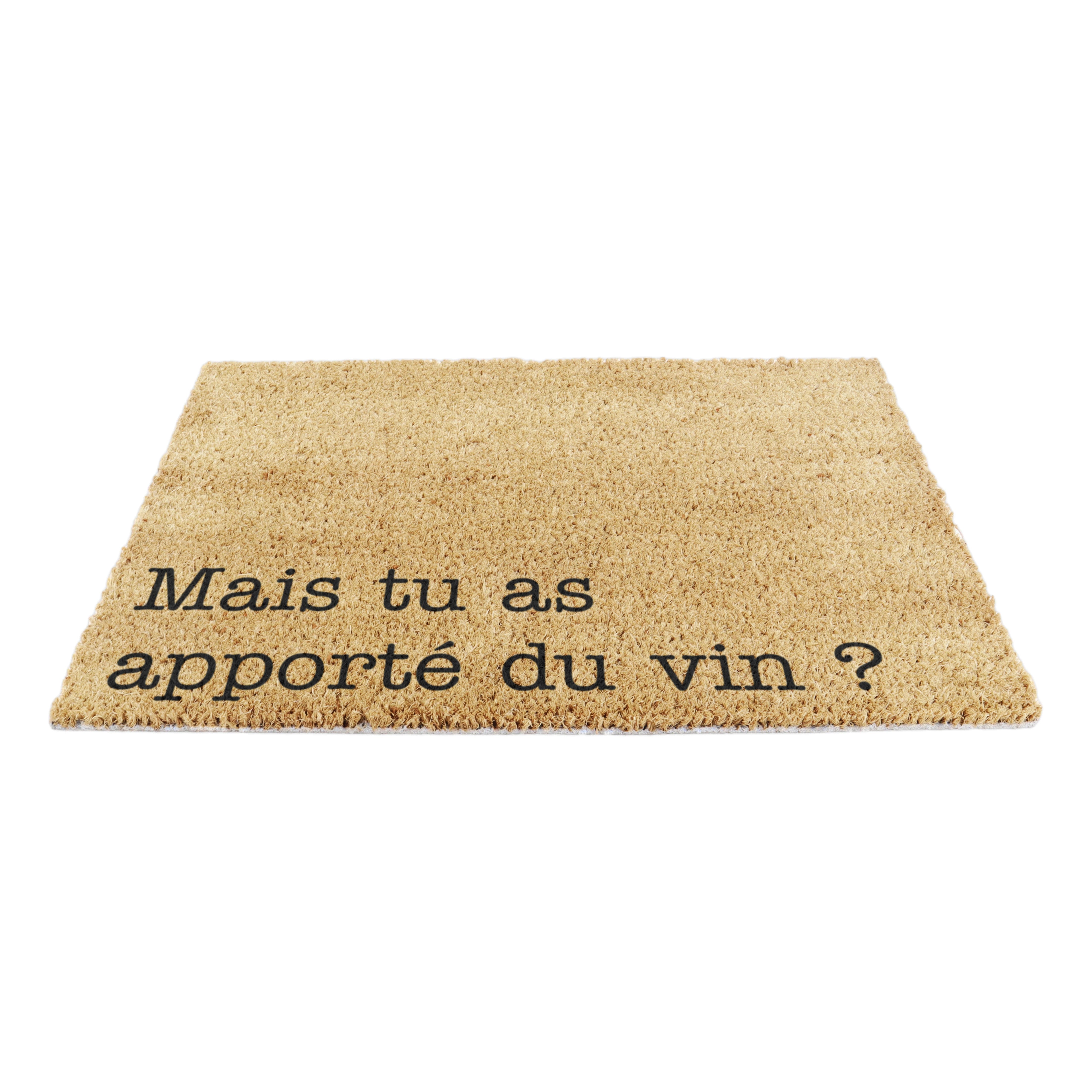 Apporte Du Vin Coir Doormat