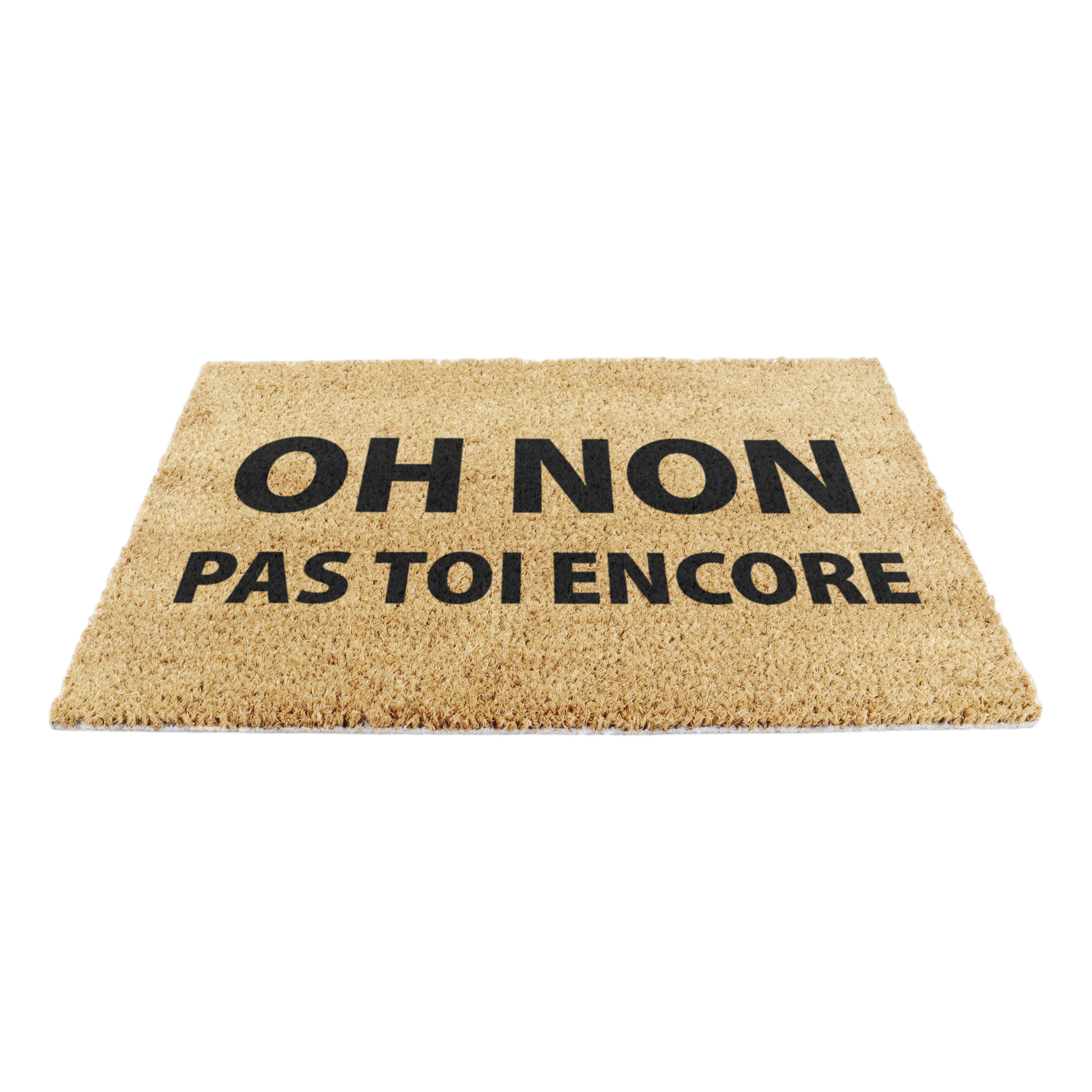 Oh Non Pas Toi Encore Coir Doormat