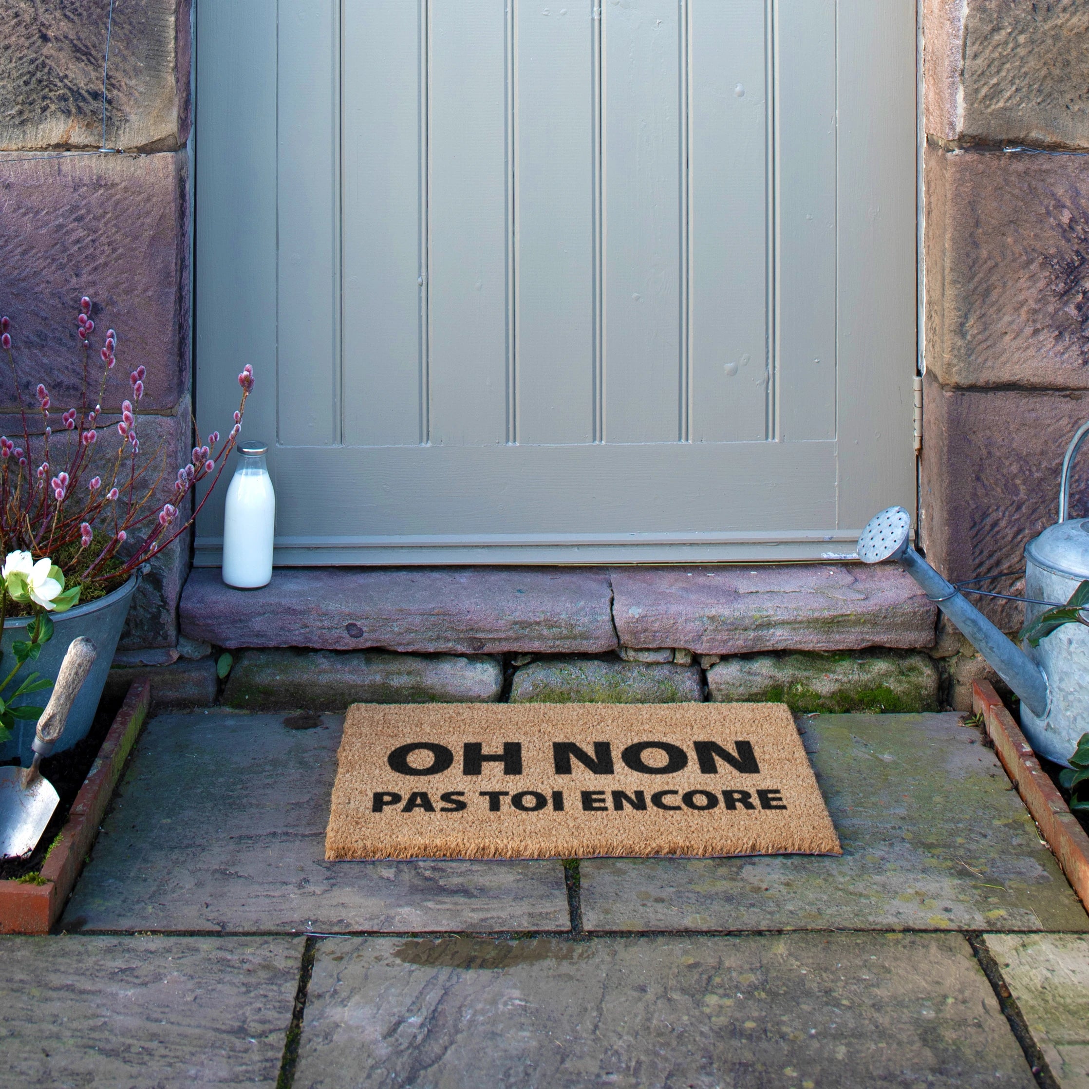 Oh Non Pas Toi Encore Coir Doormat