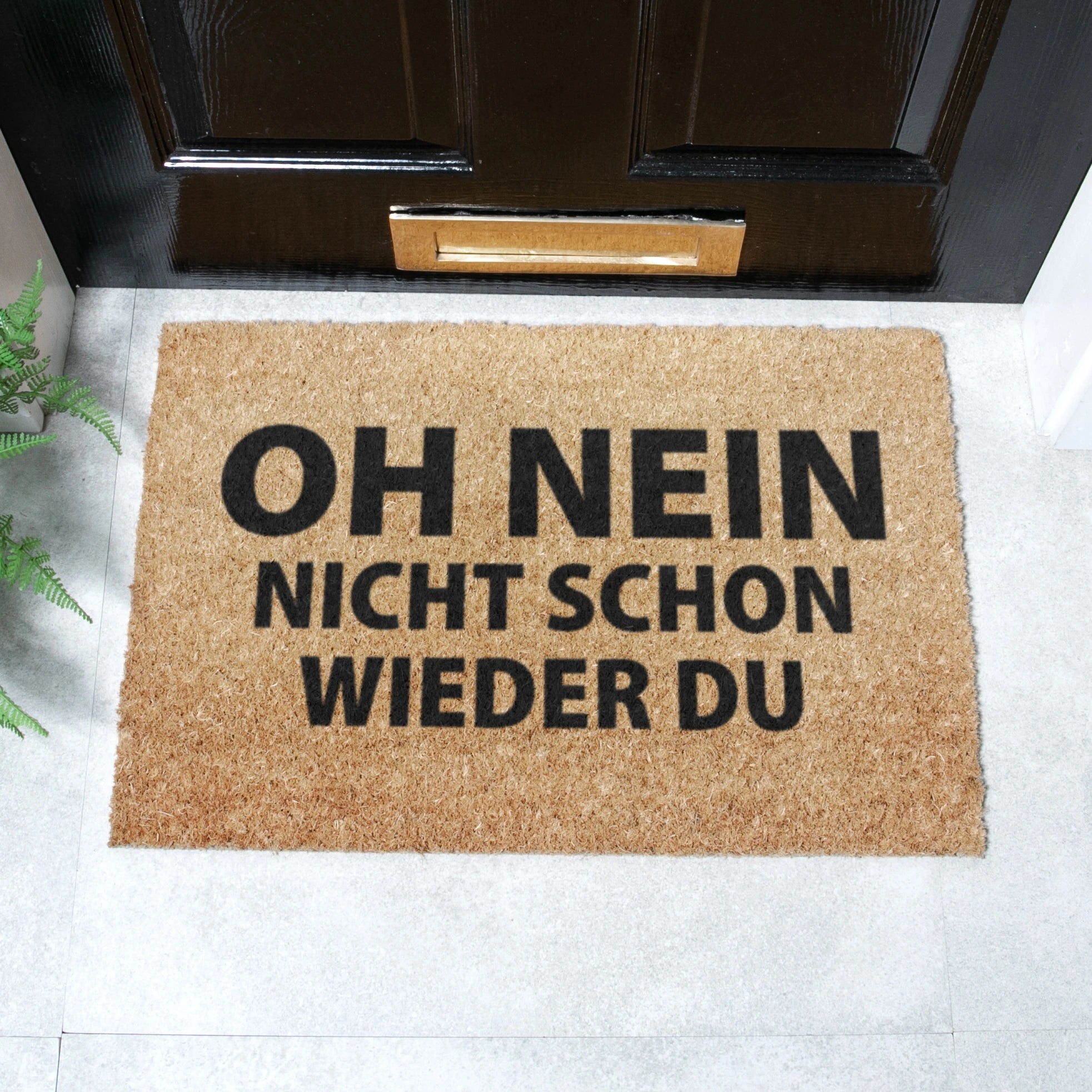 Oh Nein Coir Doormat