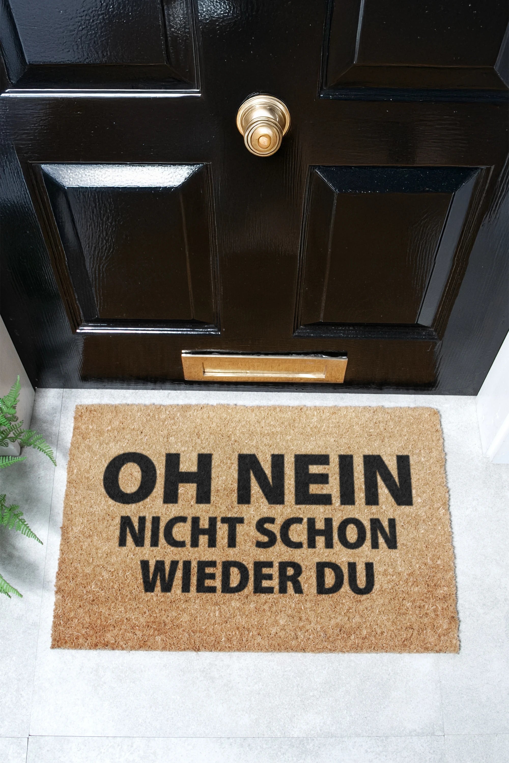 Oh Nein Coir Doormat