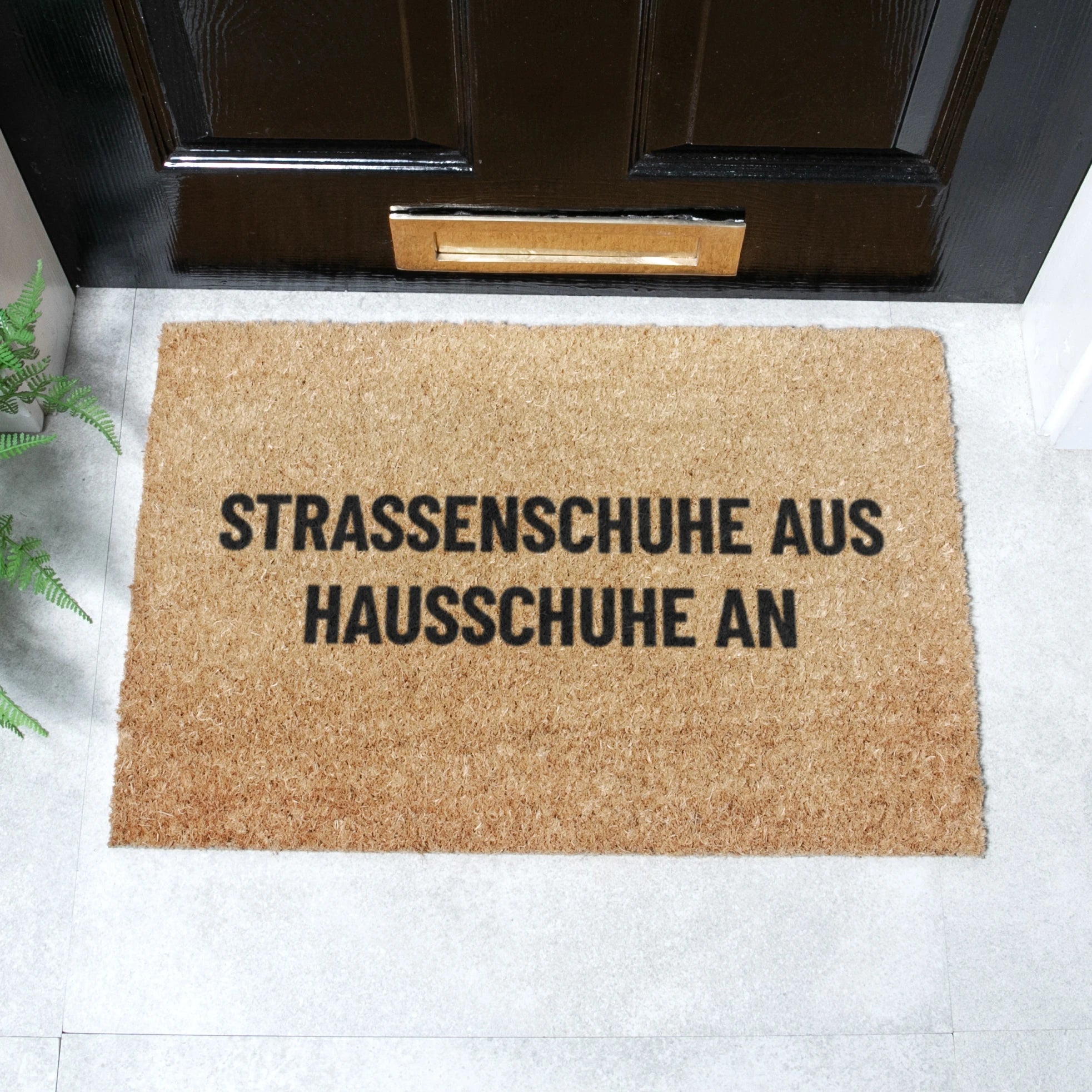 Strassenschuhe Coir Doormat