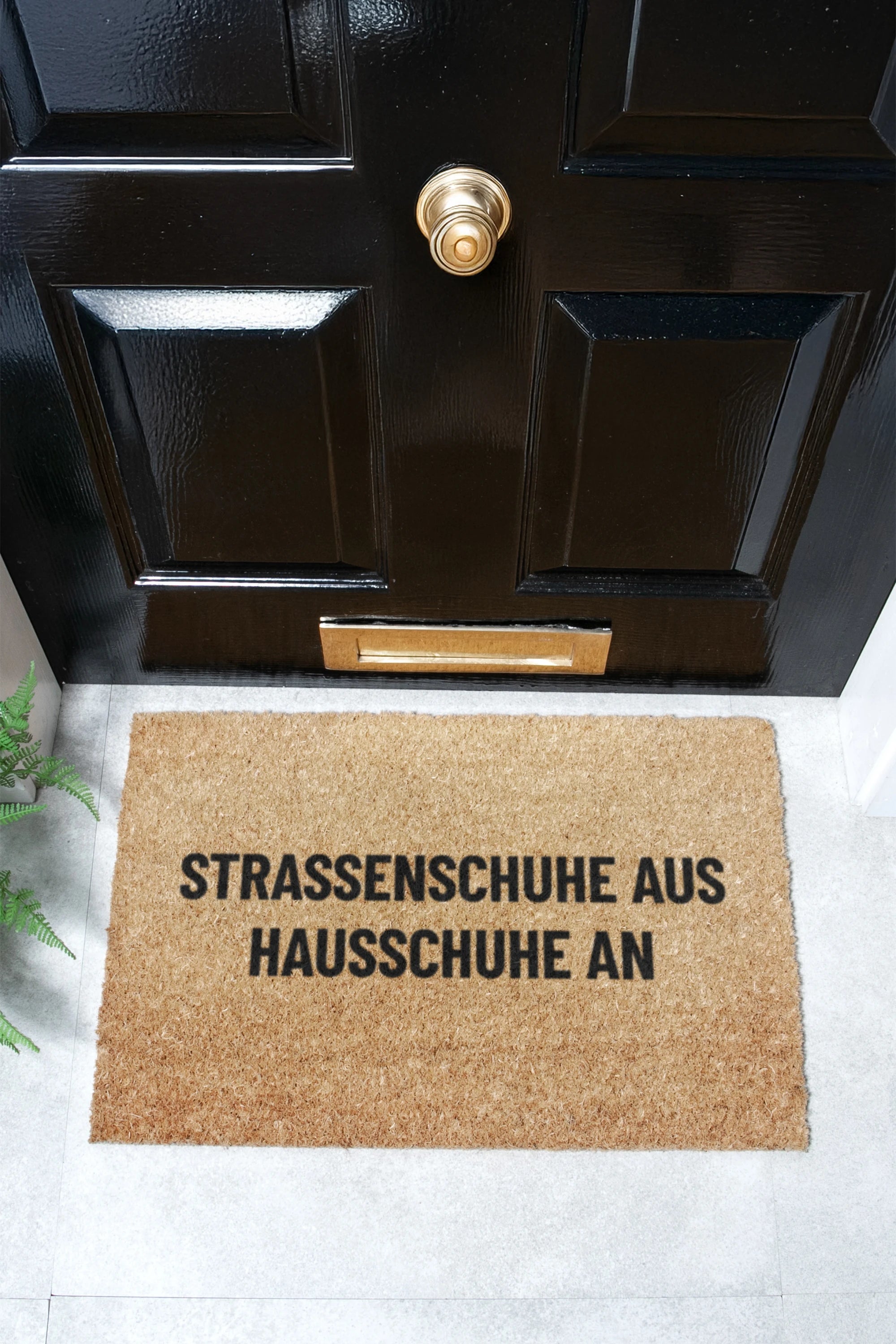 Strassenschuhe Coir Doormat