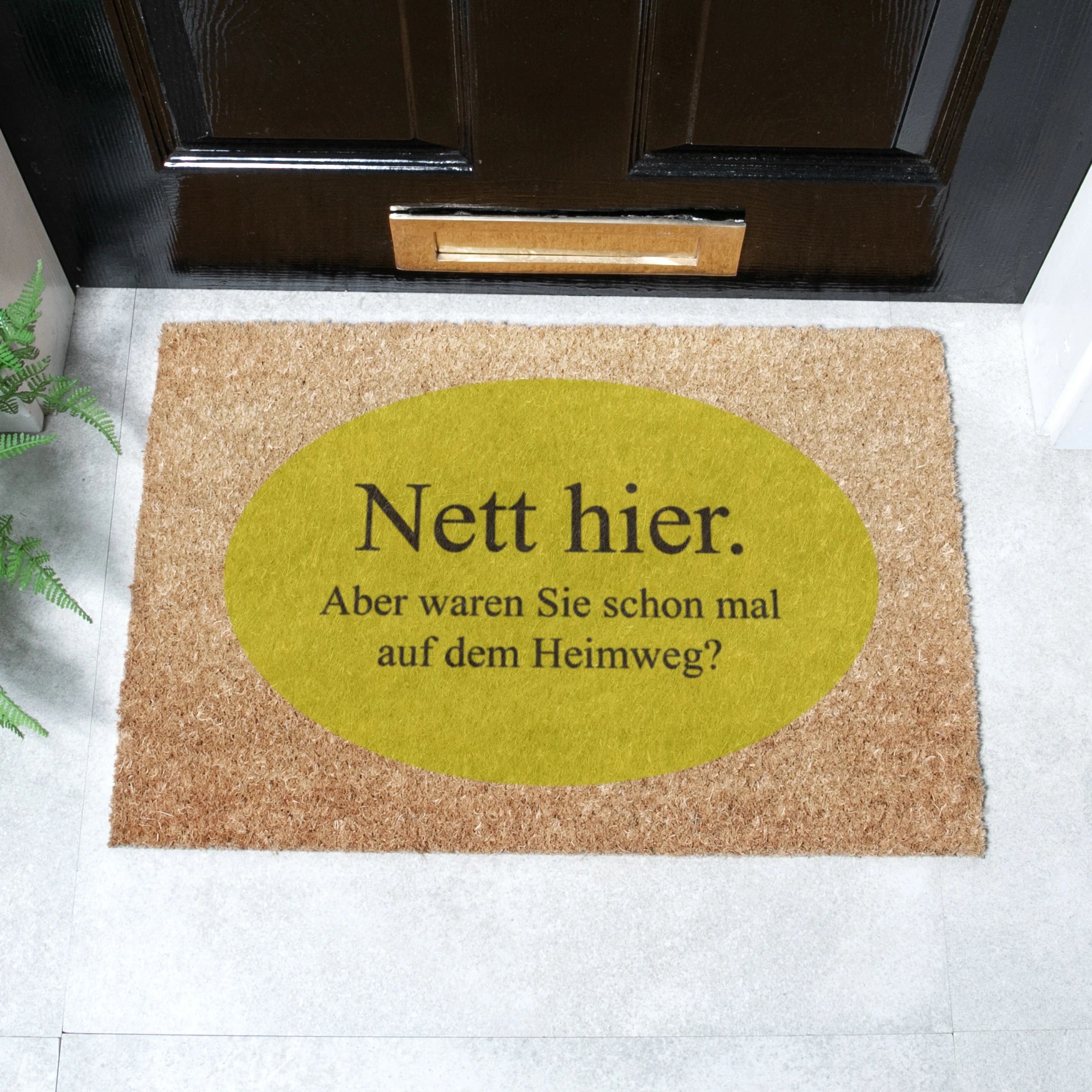 Nett Hier Coir Doormat