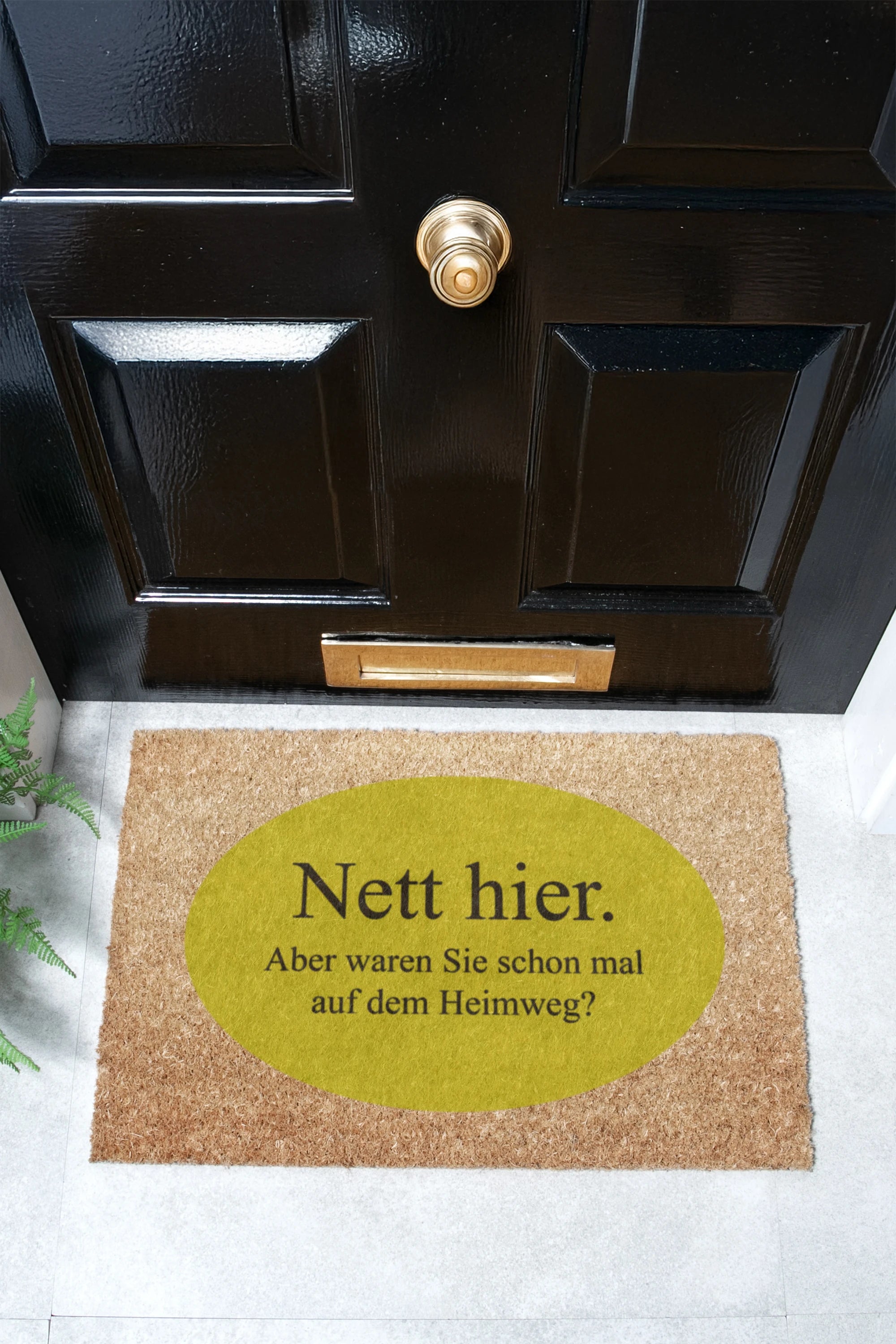 Nett Hier Coir Doormat