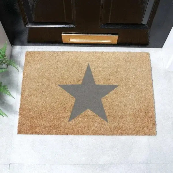 Star Grey Doormat