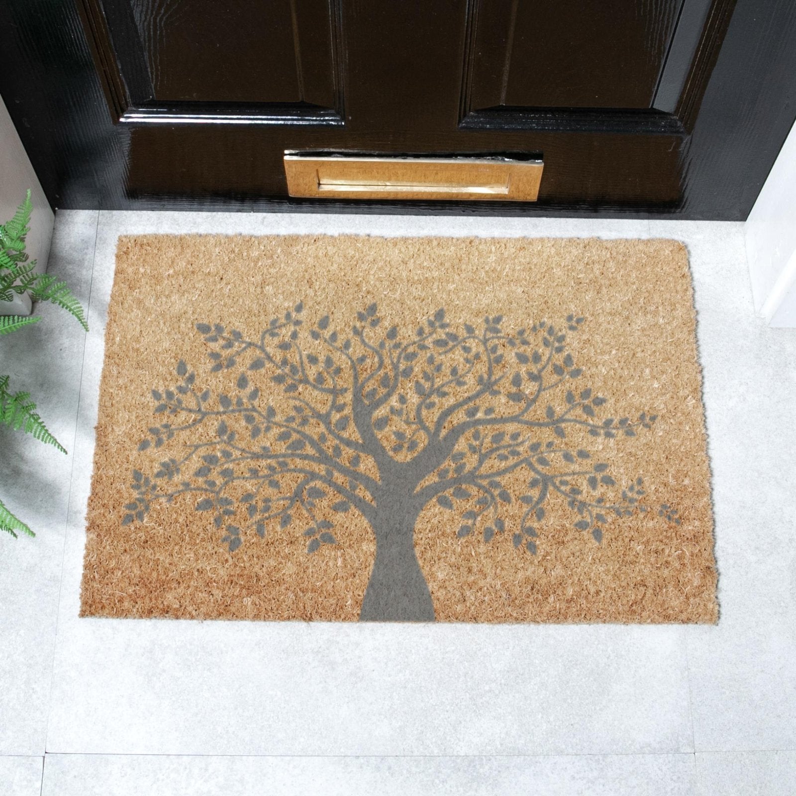 Tree of Life Grey Doormat