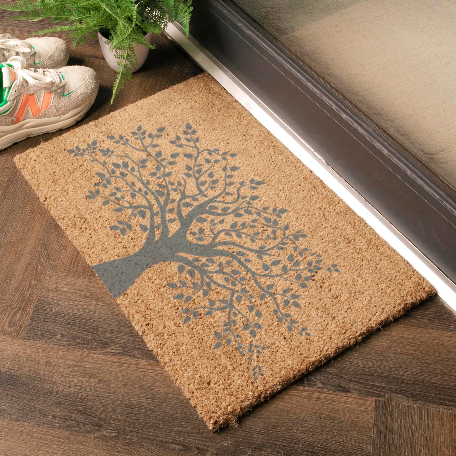 Tree of Life Grey Doormat