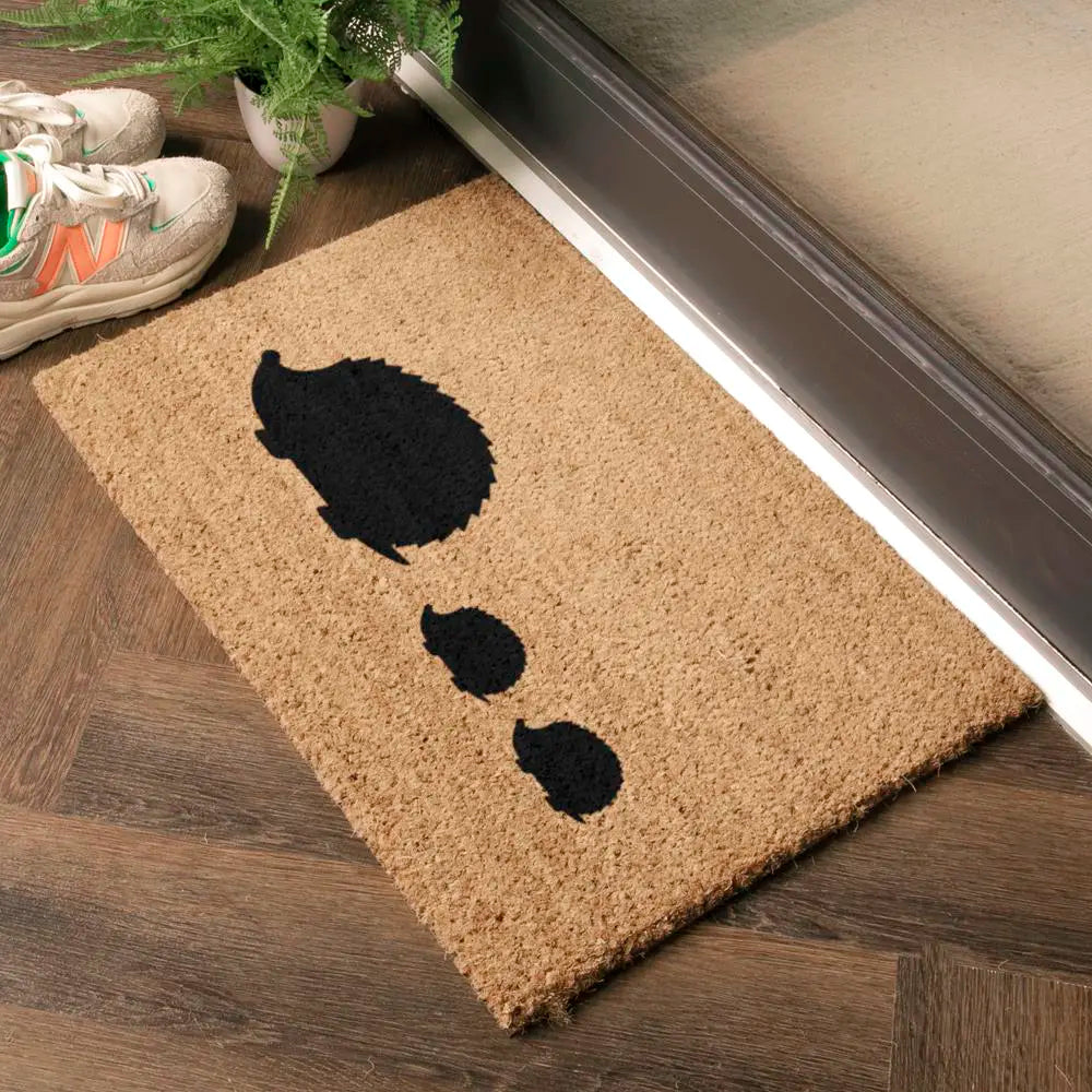 Hedgehog Family Doormat