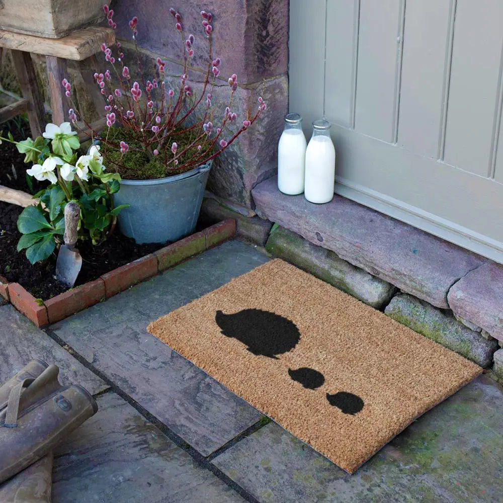 Hedgehog Family Doormat