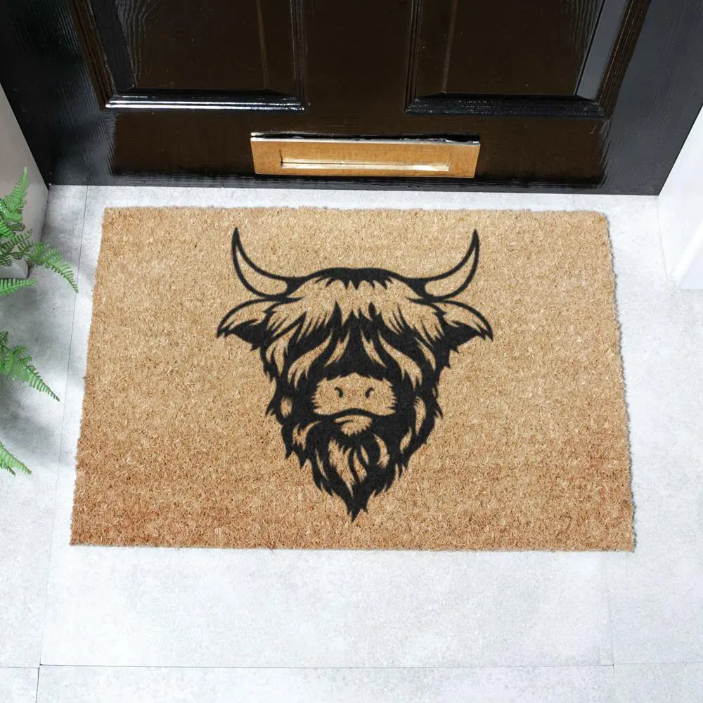 Highland Cow Doormat