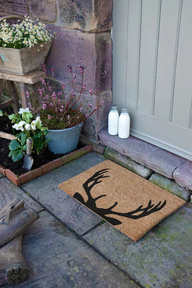Stag Antlers Doormat