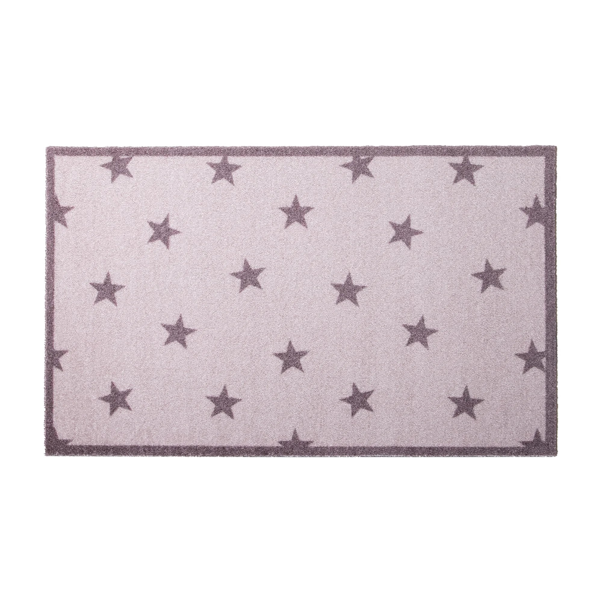 Brown Stars Indoor Washable Doormat