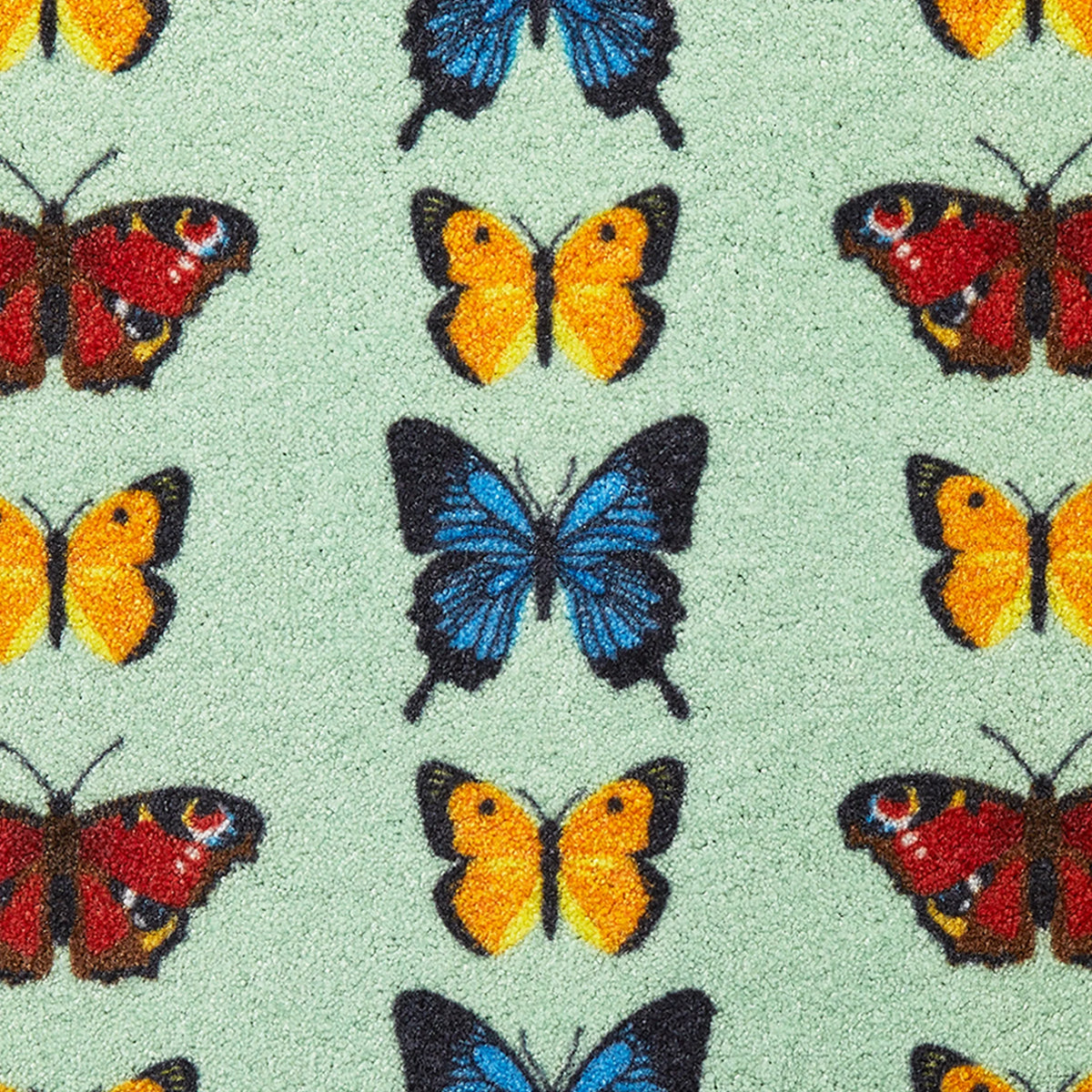 Butterfly Pattern Indoor Washable Doormat