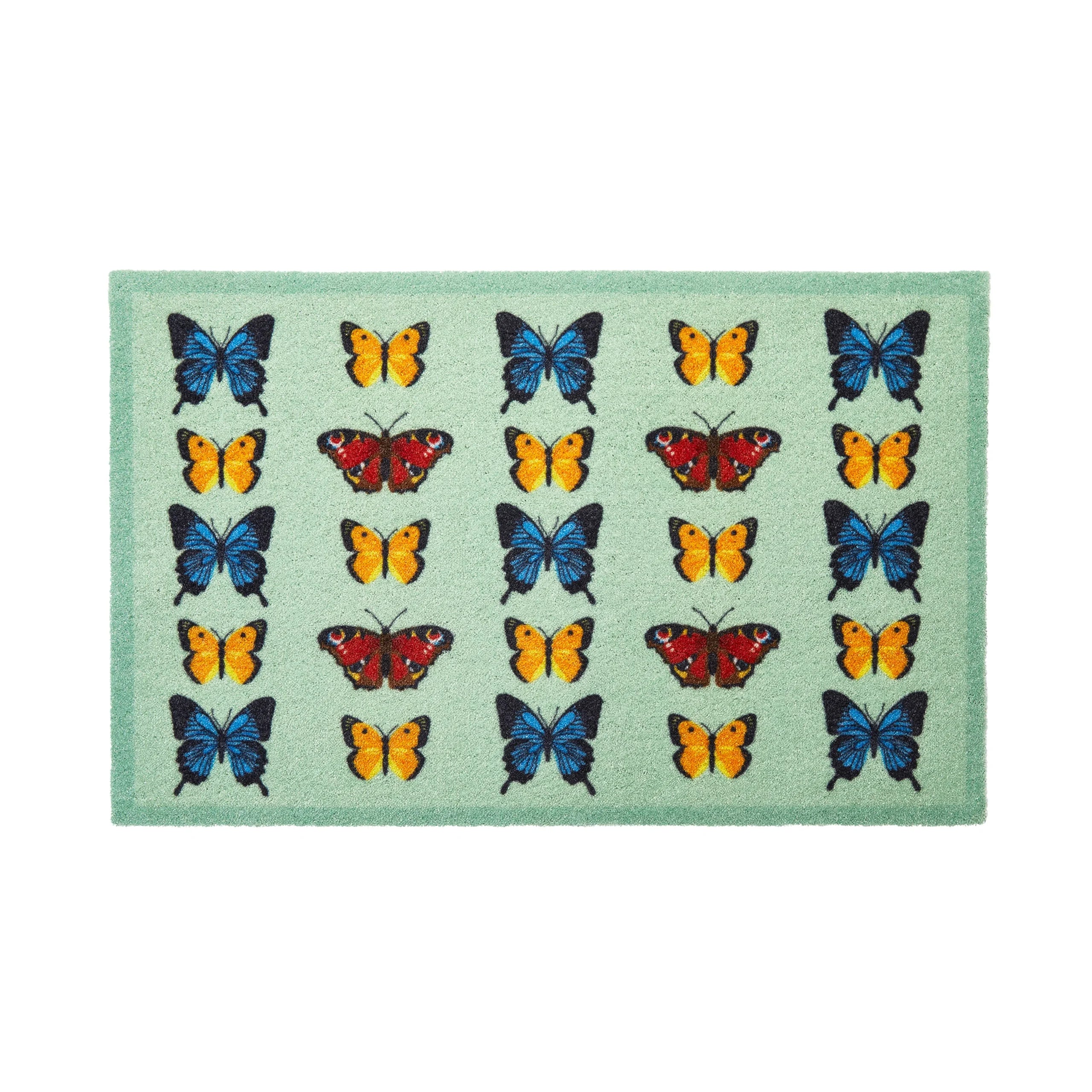 Butterfly Pattern Indoor Washable Doormat