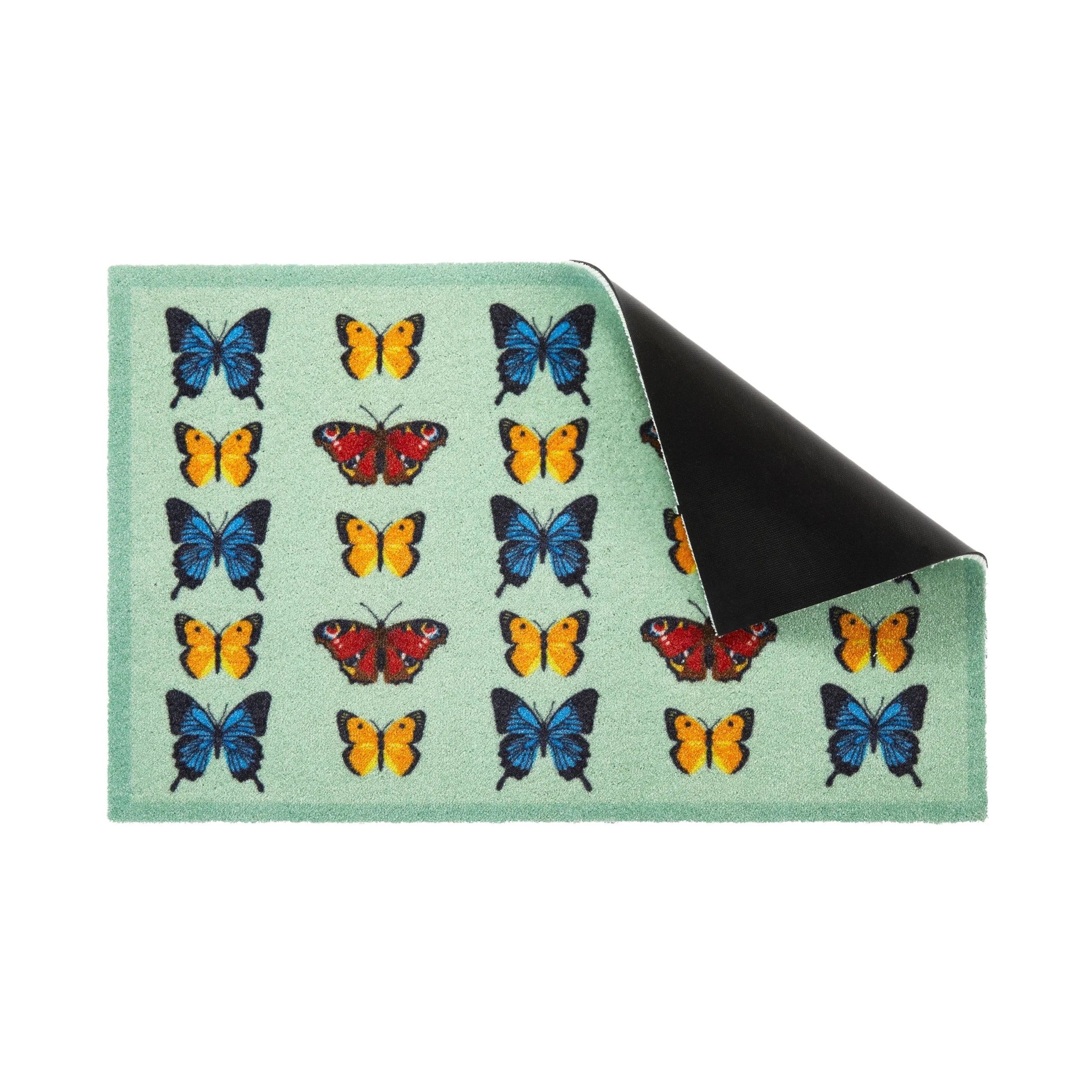 Butterfly Pattern Indoor Washable Doormat