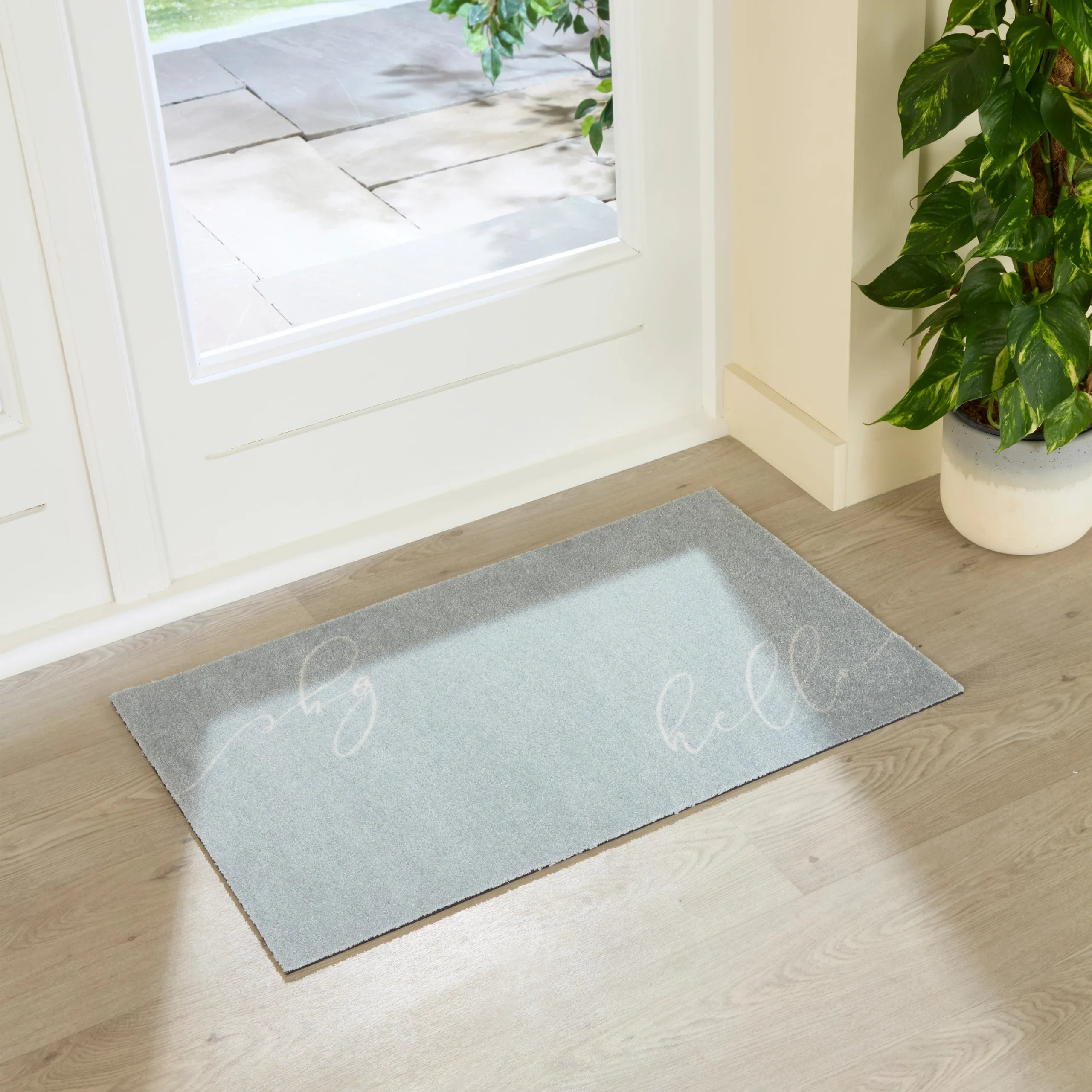 Hello Bye Indoor Washable Doormat