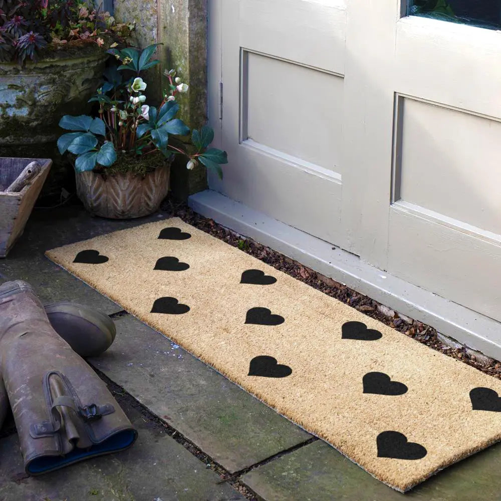 Hearts Double Doormat