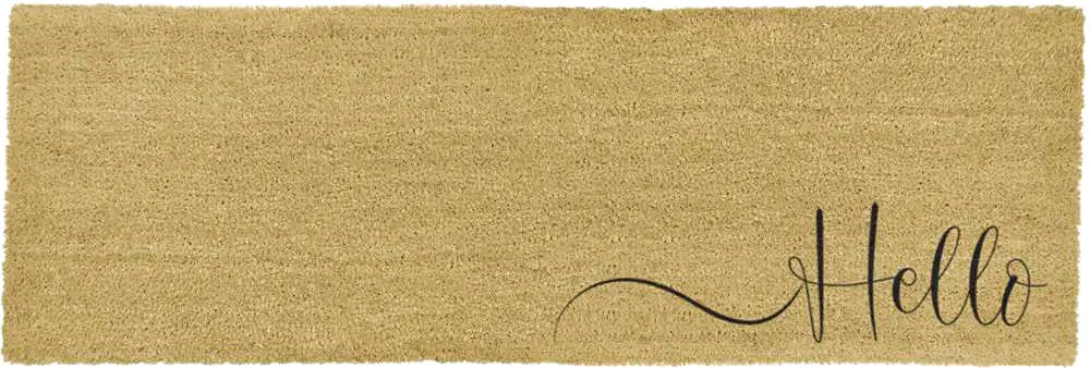 Hello Scribble Patio Doormat