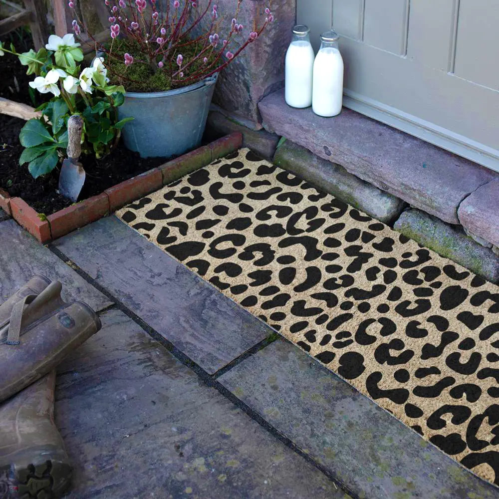 Leopard Print Double Doormat
