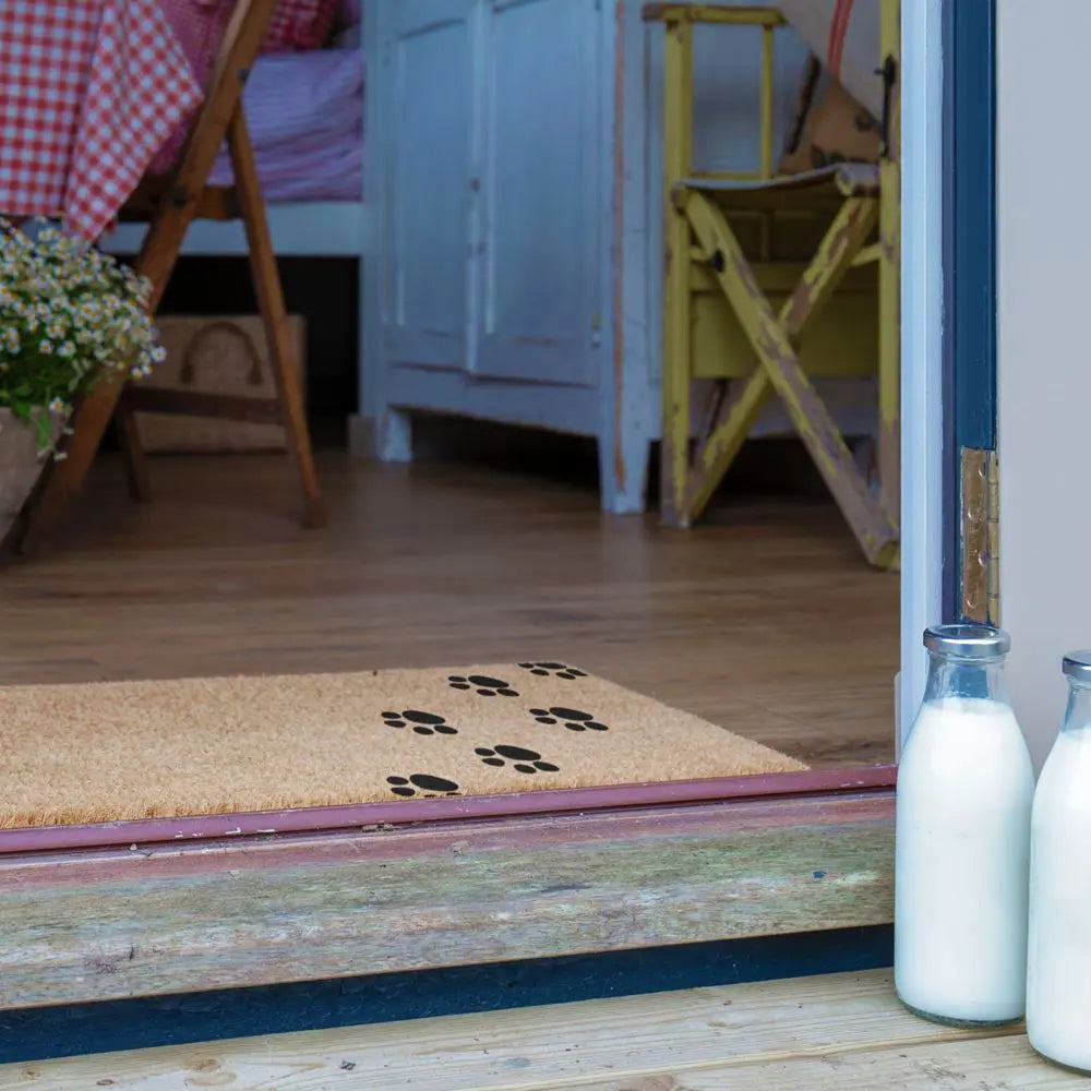 Paw Prints Patio Doormat