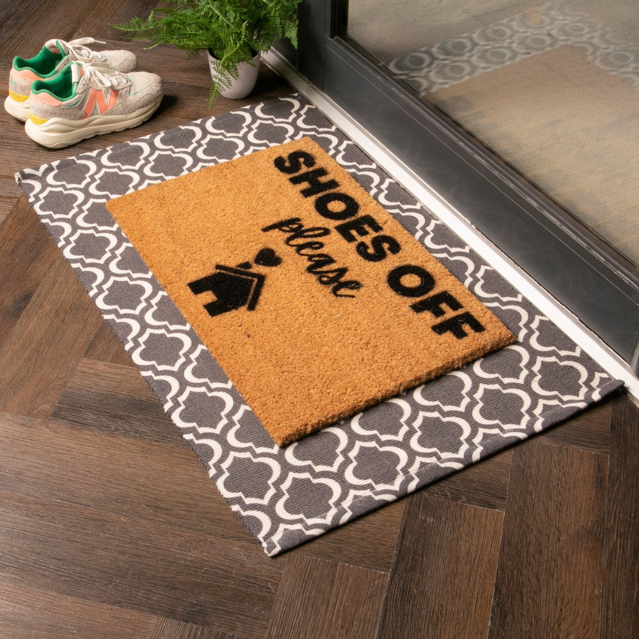 Grey Trellis Bottom Layer Mat