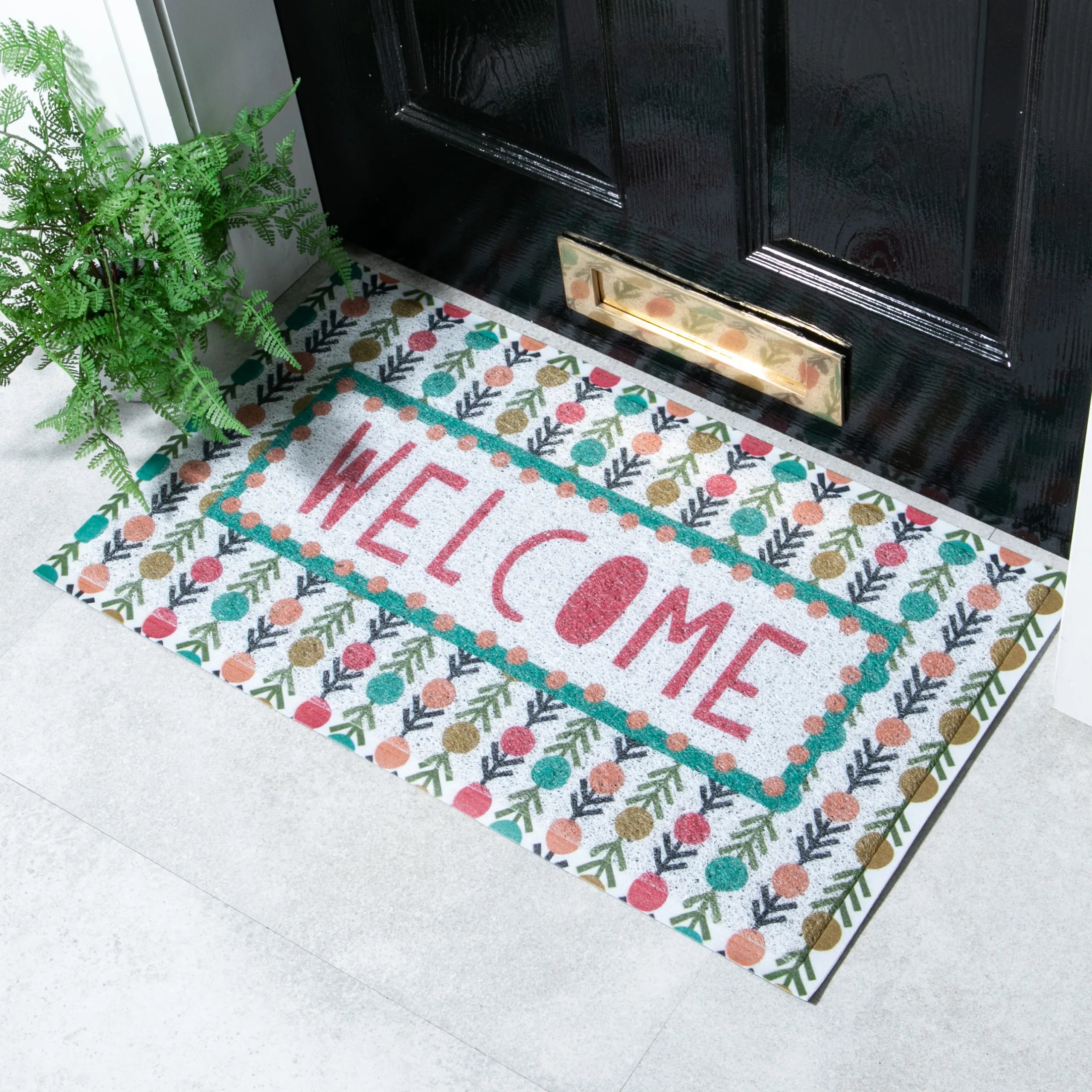 Welcome Colourful Doormat x Anna Treliving