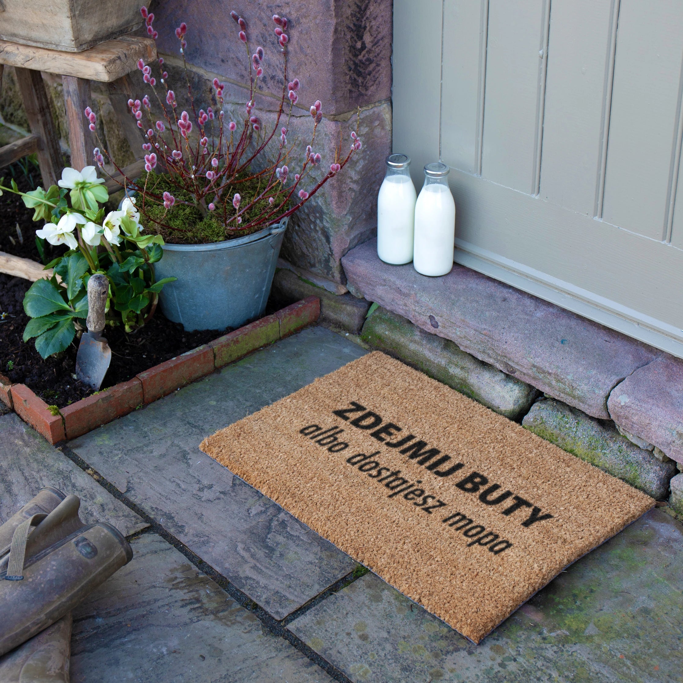 Zdejmij Buty Coir Doormat