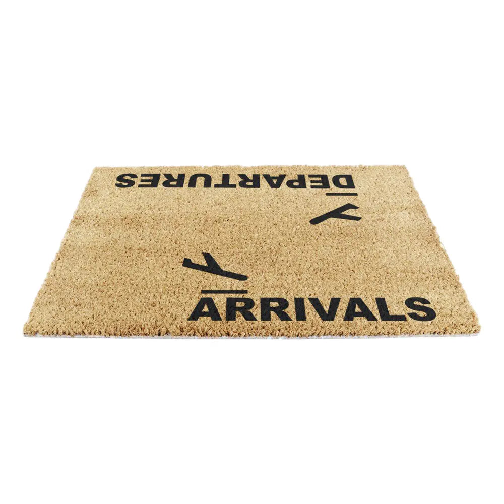 Arrivals and Departures Doormat