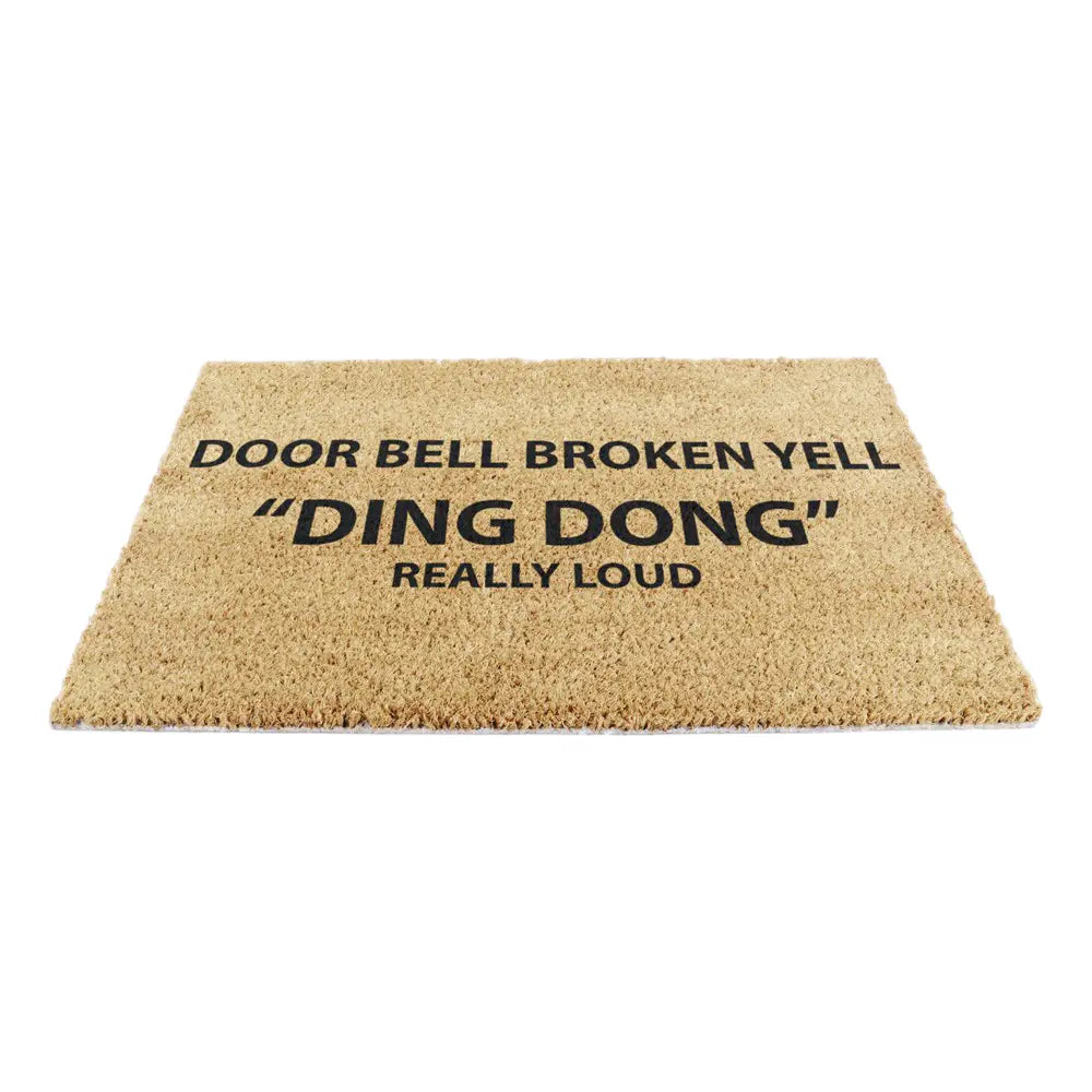 Yell Ding Dong Doormat