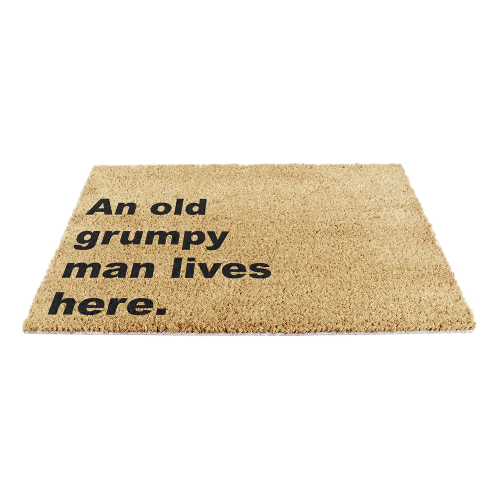 Grumpy Man Lives Here Doormat