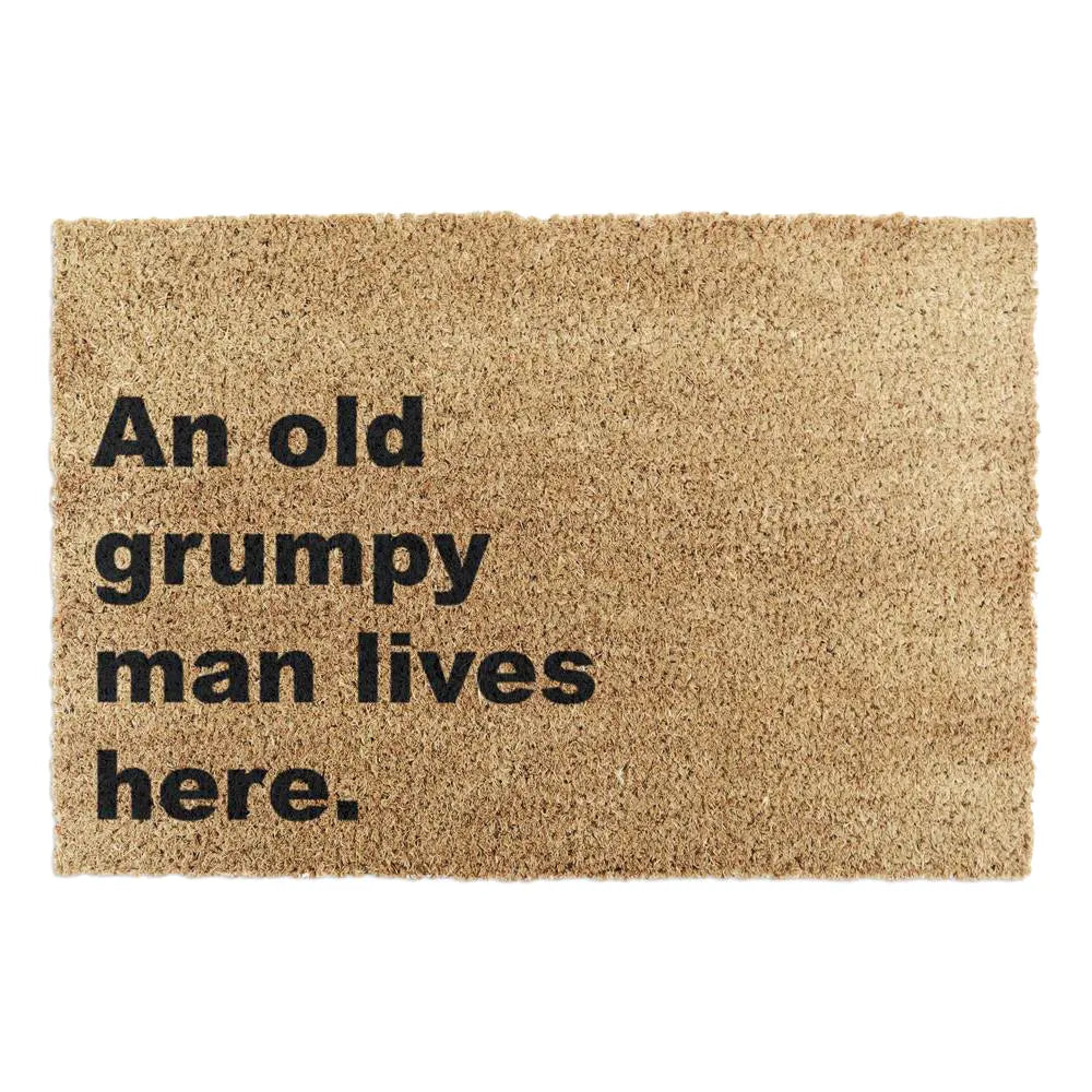 Grumpy Man Lives Here Doormat