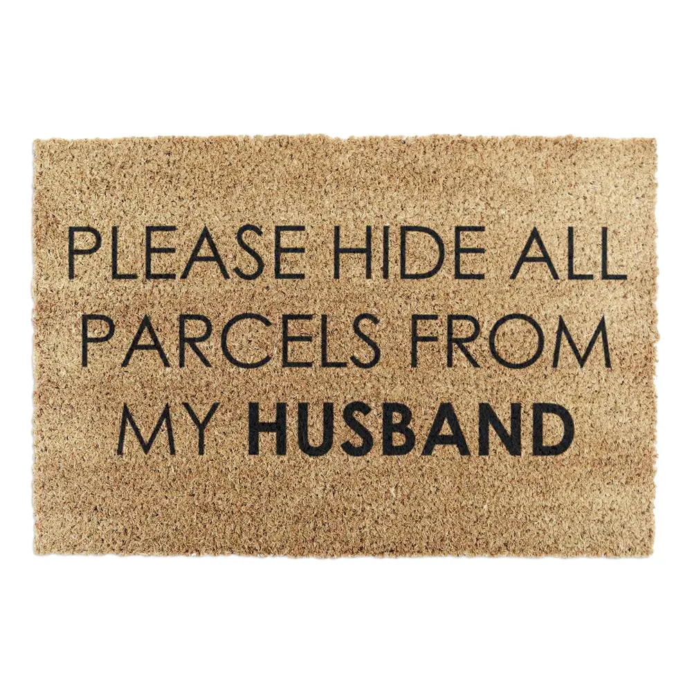 Please Hide All Parcels From My Husband Doormat