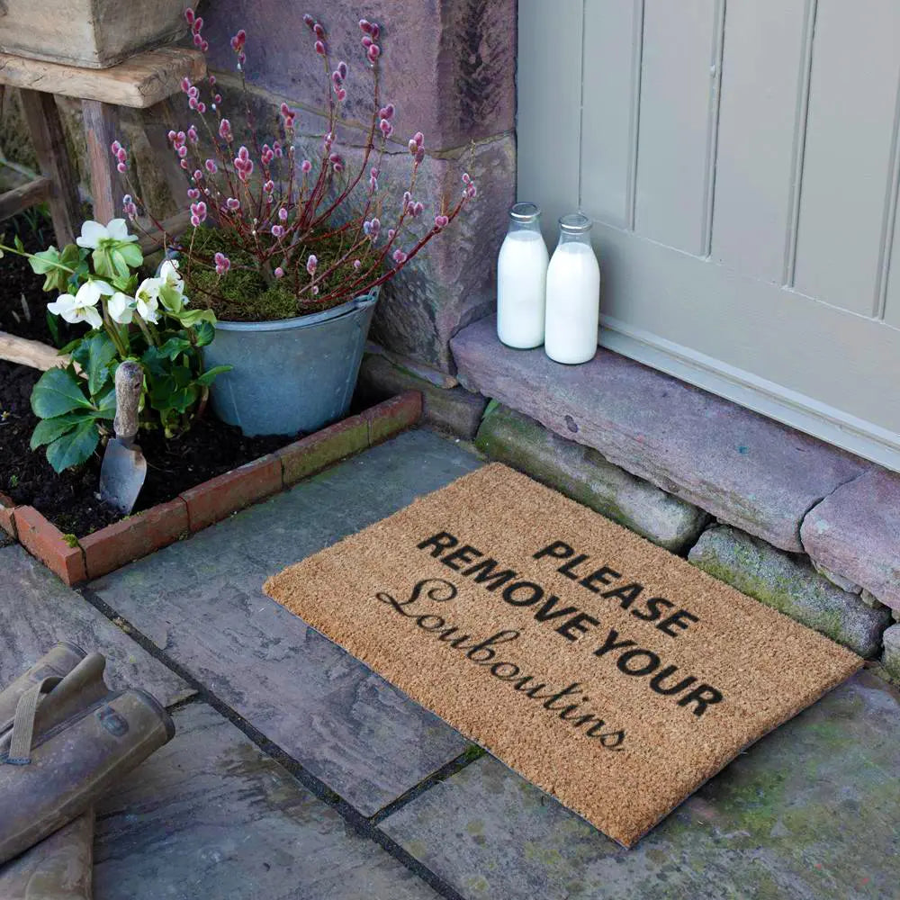 Please Remove Your Louboutins Doormat