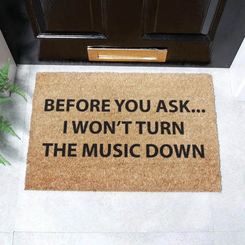 Loud Music Doormat