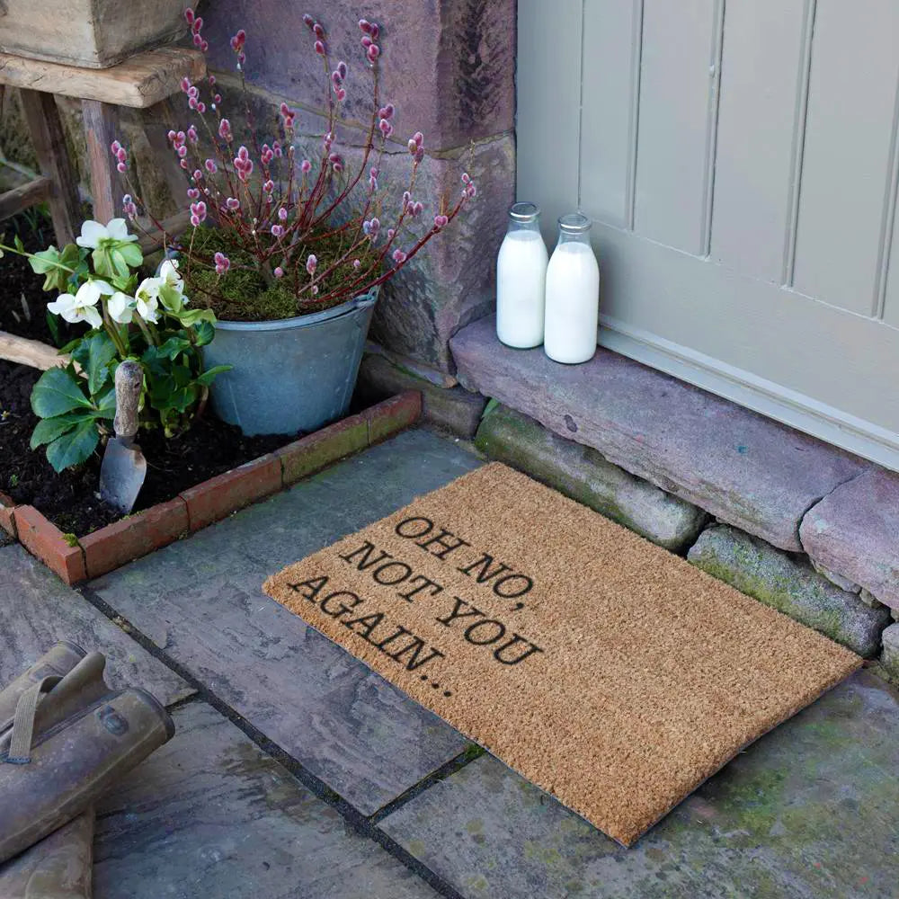 Oh No Not You Again Doormat