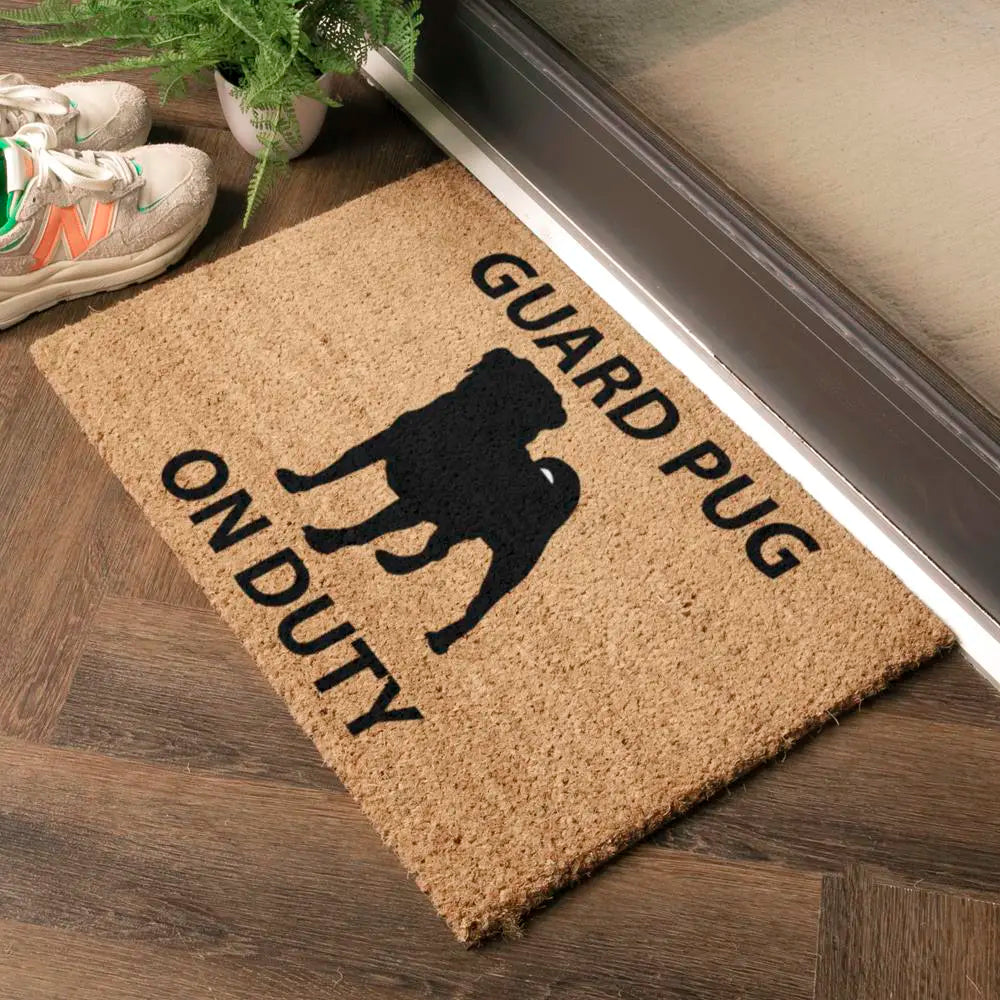 Guard Pug Doormat