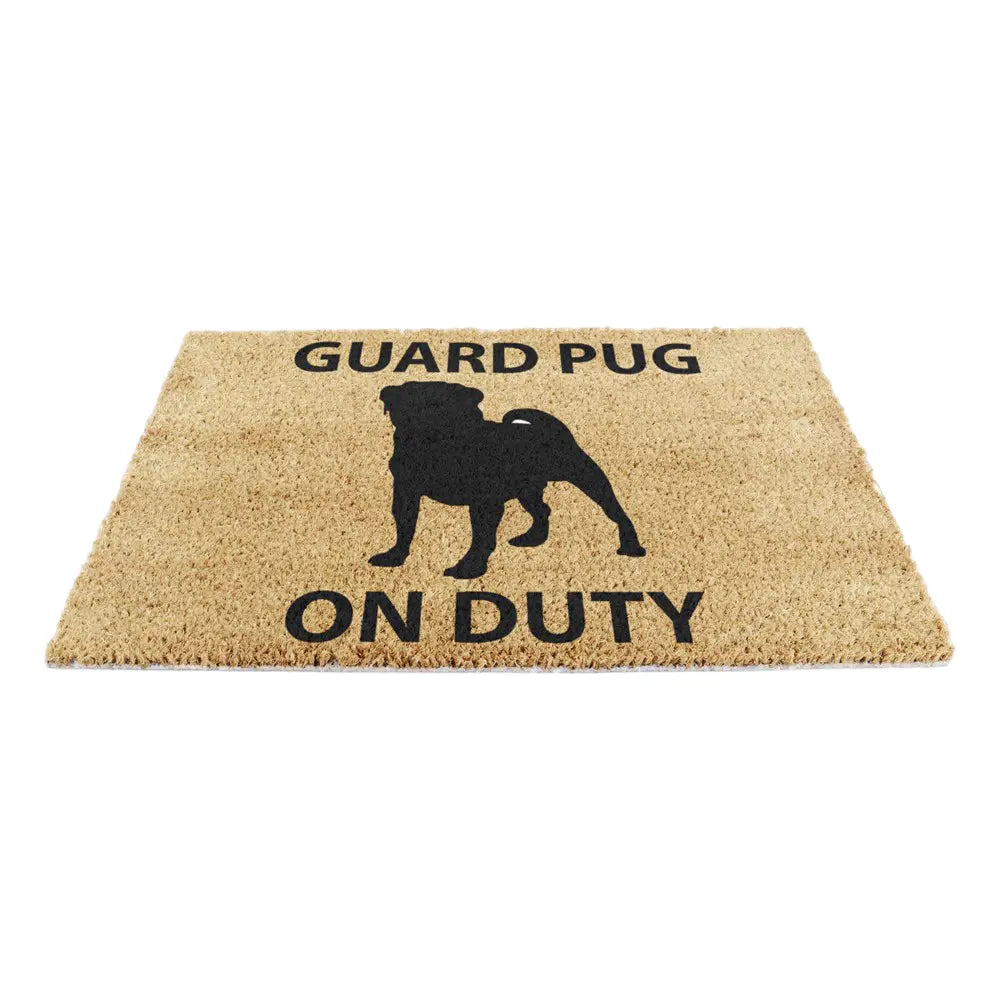 Guard Pug Doormat