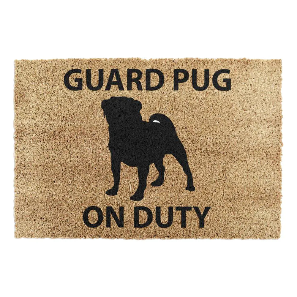 Guard Pug Doormat