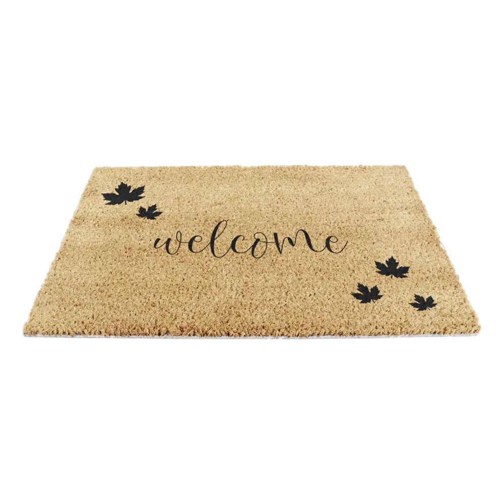 Welcome Autumn Leaf Doormat