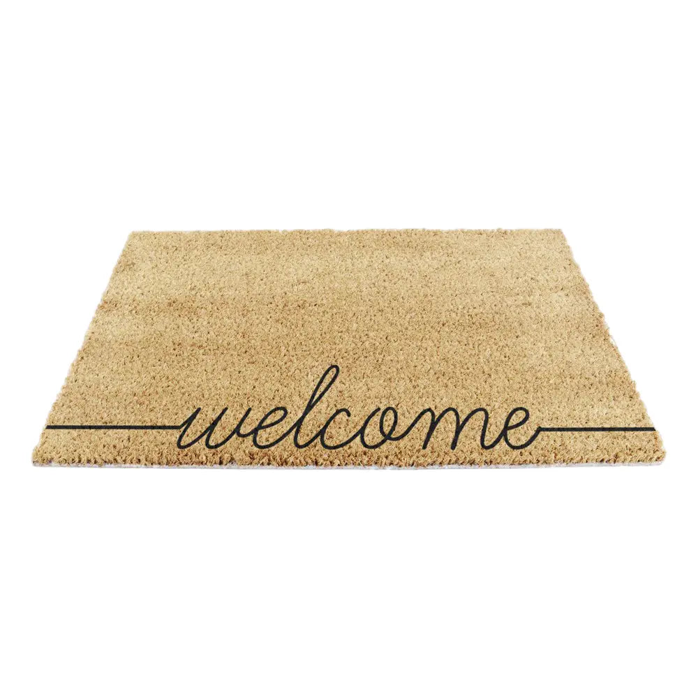 Curly Welcome Doormat